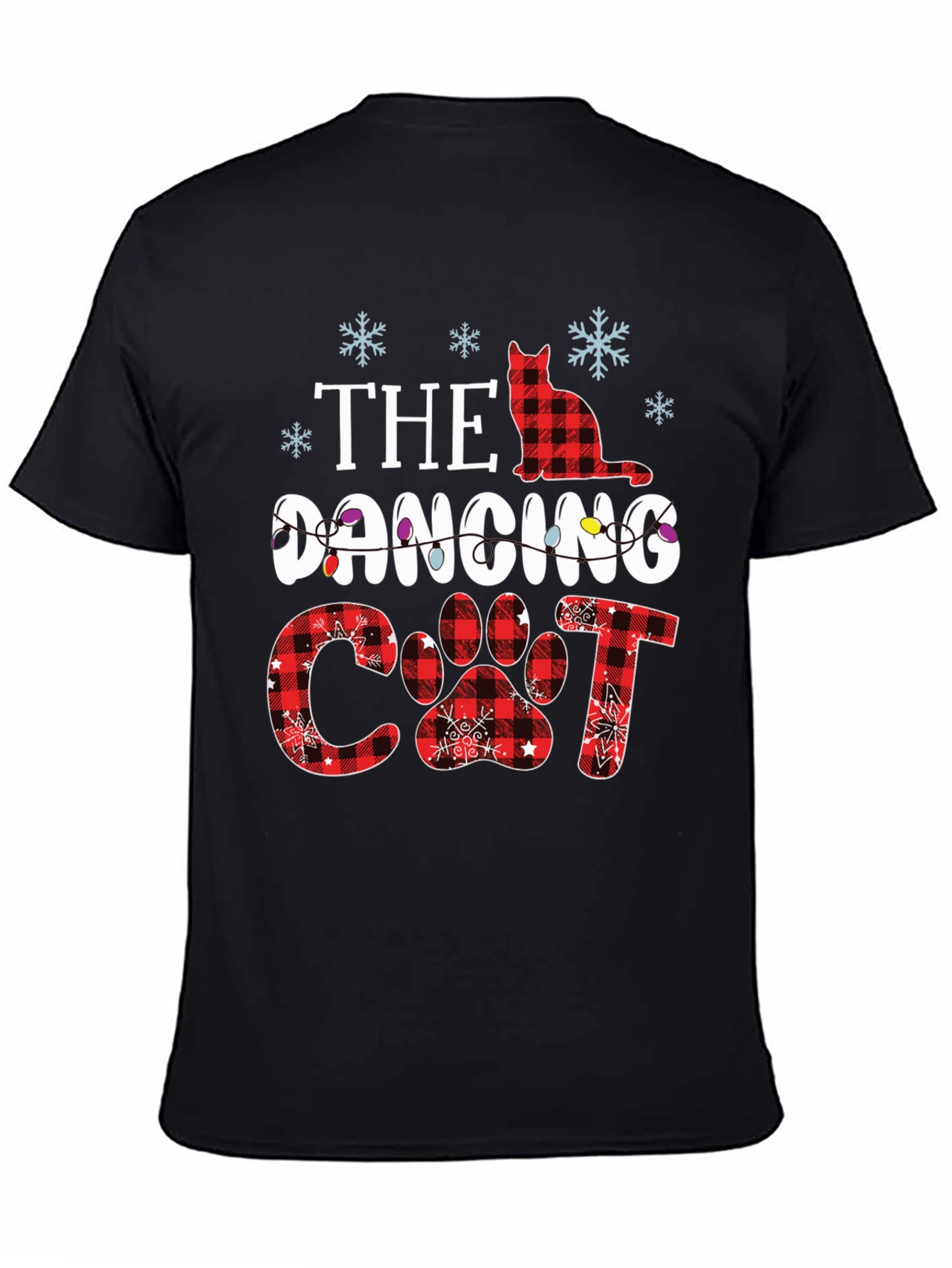 Festive Cat T-Shirt - The Dancing Cat