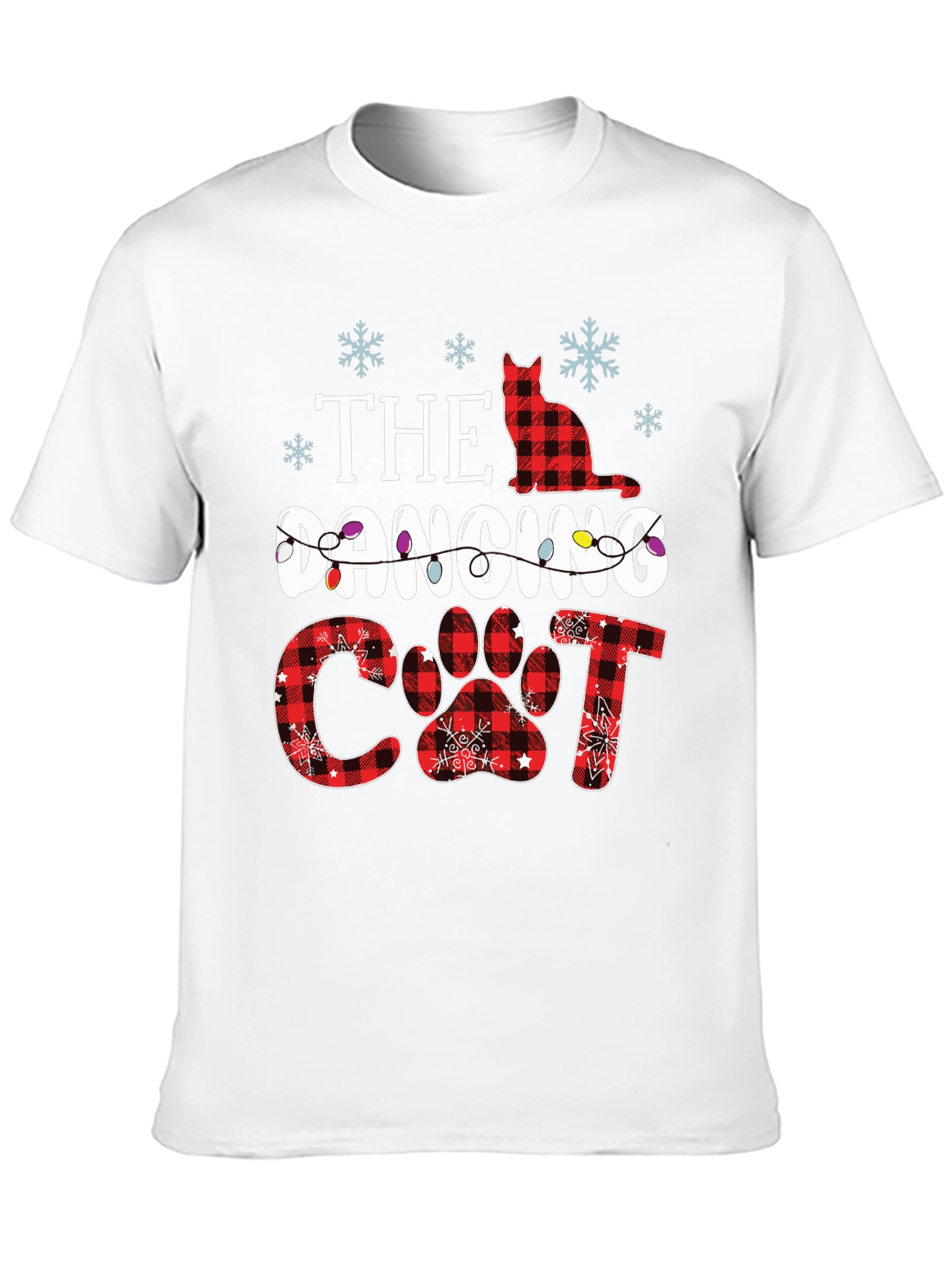 Festive Cat T-Shirt - The Dancing Cat