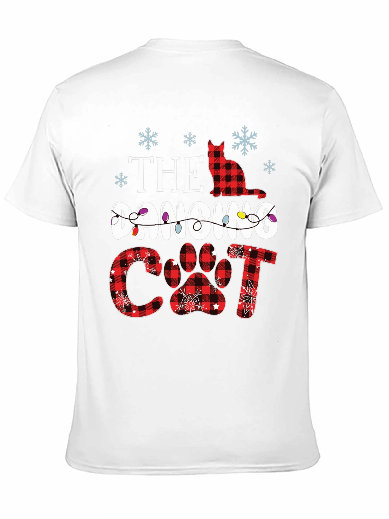 Festive Cat T-Shirt - The Dancing Cat