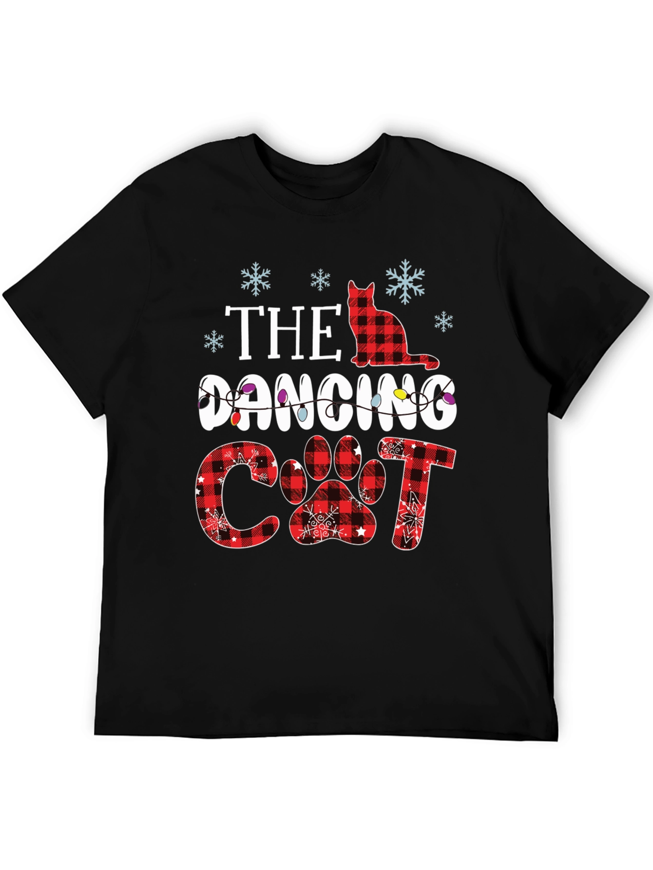 Festive Cat T-Shirt - The Dancing Cat