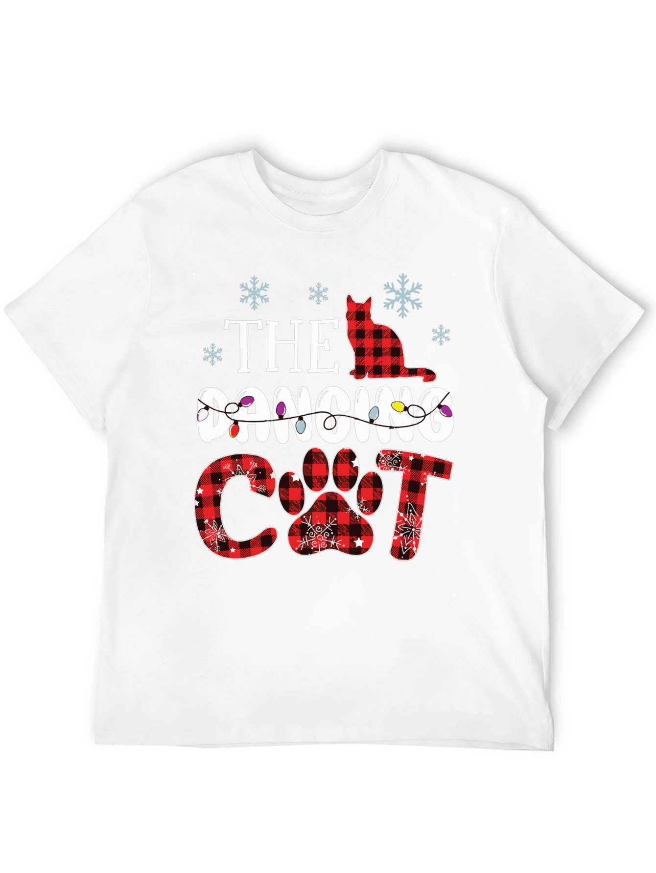 Festive Cat T-Shirt - The Dancing Cat