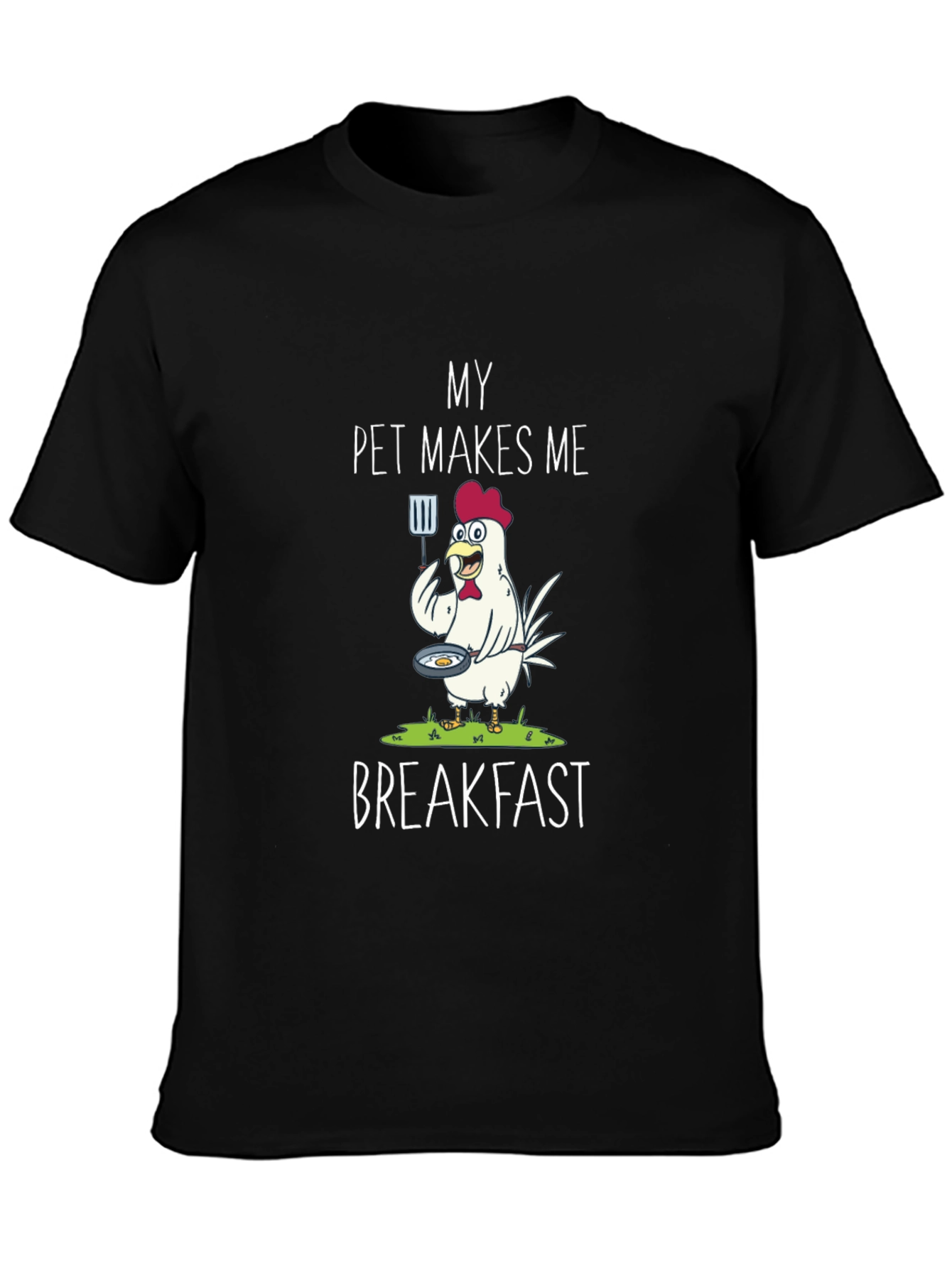 Funny Chicken Breakfast T-Shirt - Pet Lover Tee