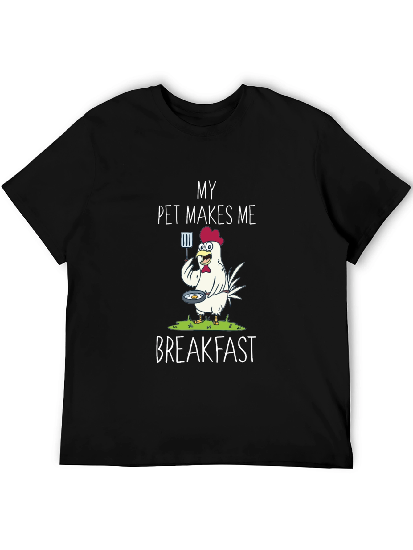 Funny Chicken Breakfast T-Shirt - Pet Lover Tee