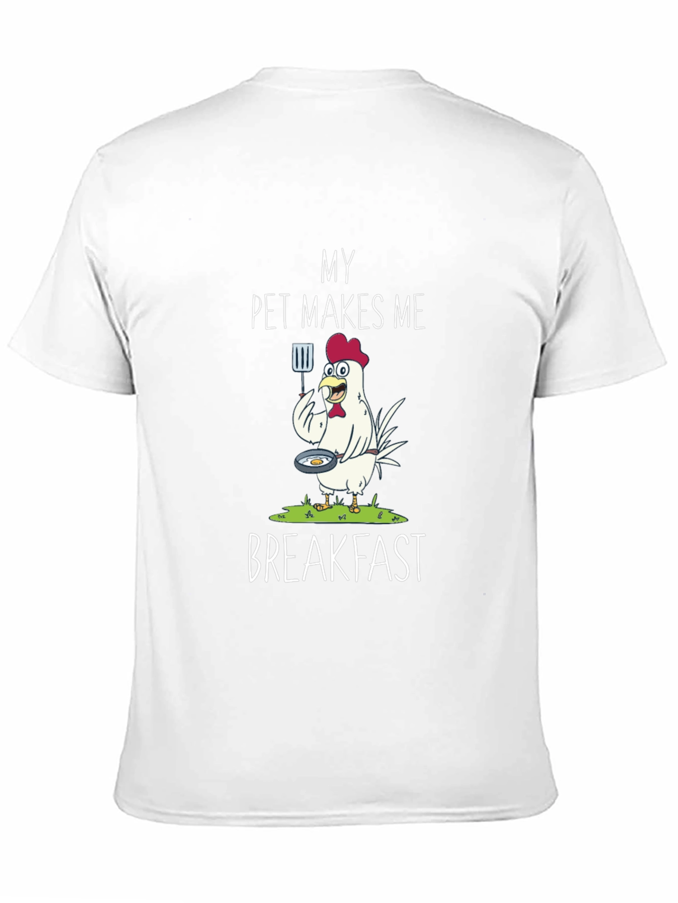 Funny Chicken Breakfast T-Shirt - Pet Lover Tee
