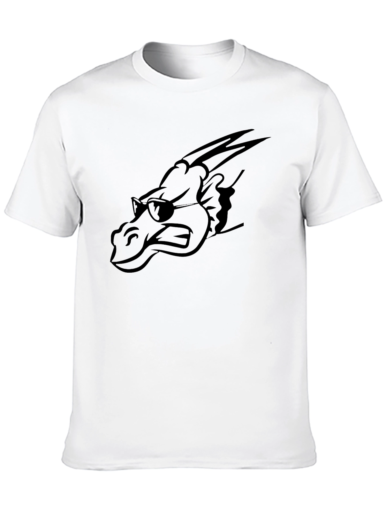 Cool Dragon Graphic Tee - Mens Black T-Shirt