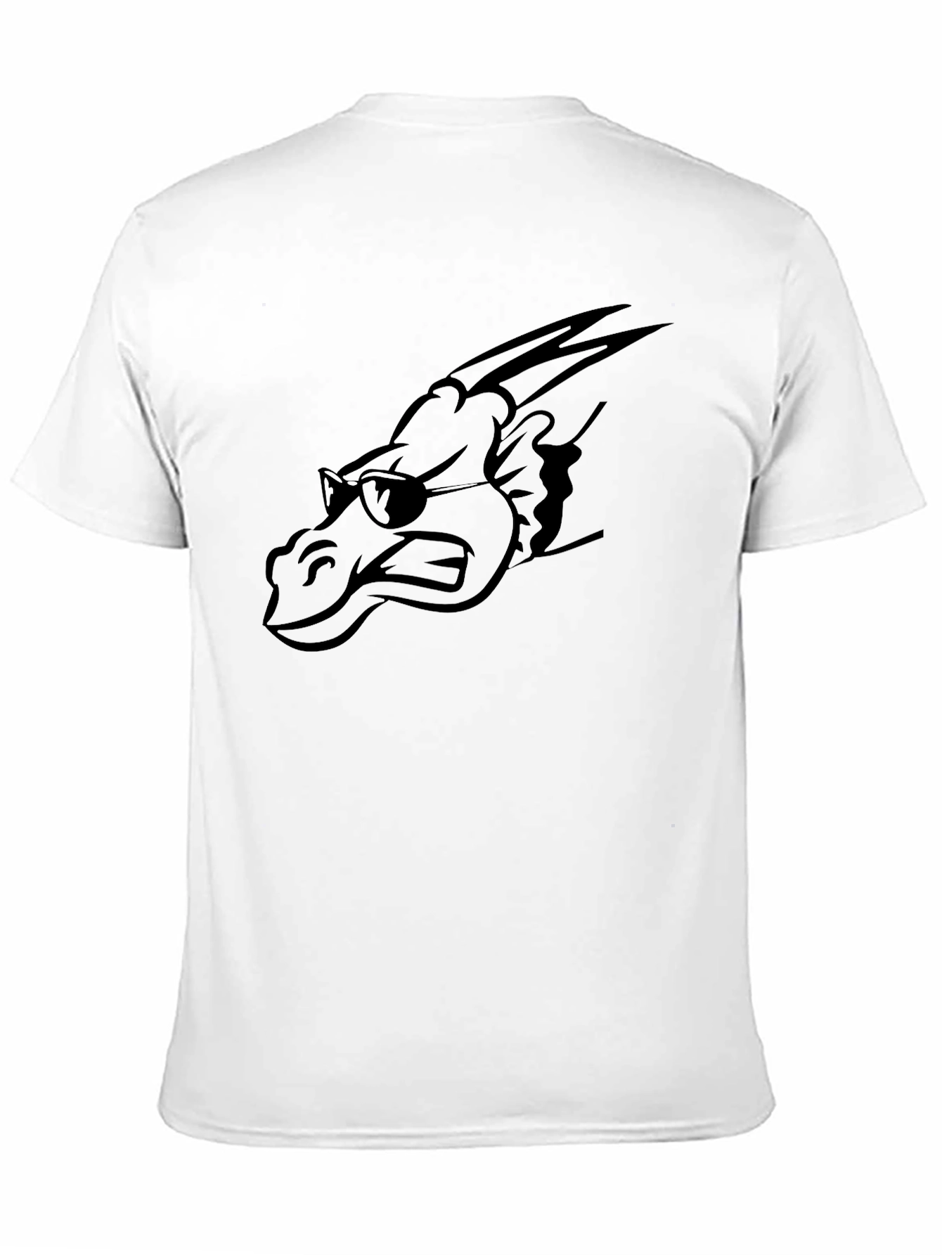 Cool Dragon Graphic Tee - Mens Black T-Shirt