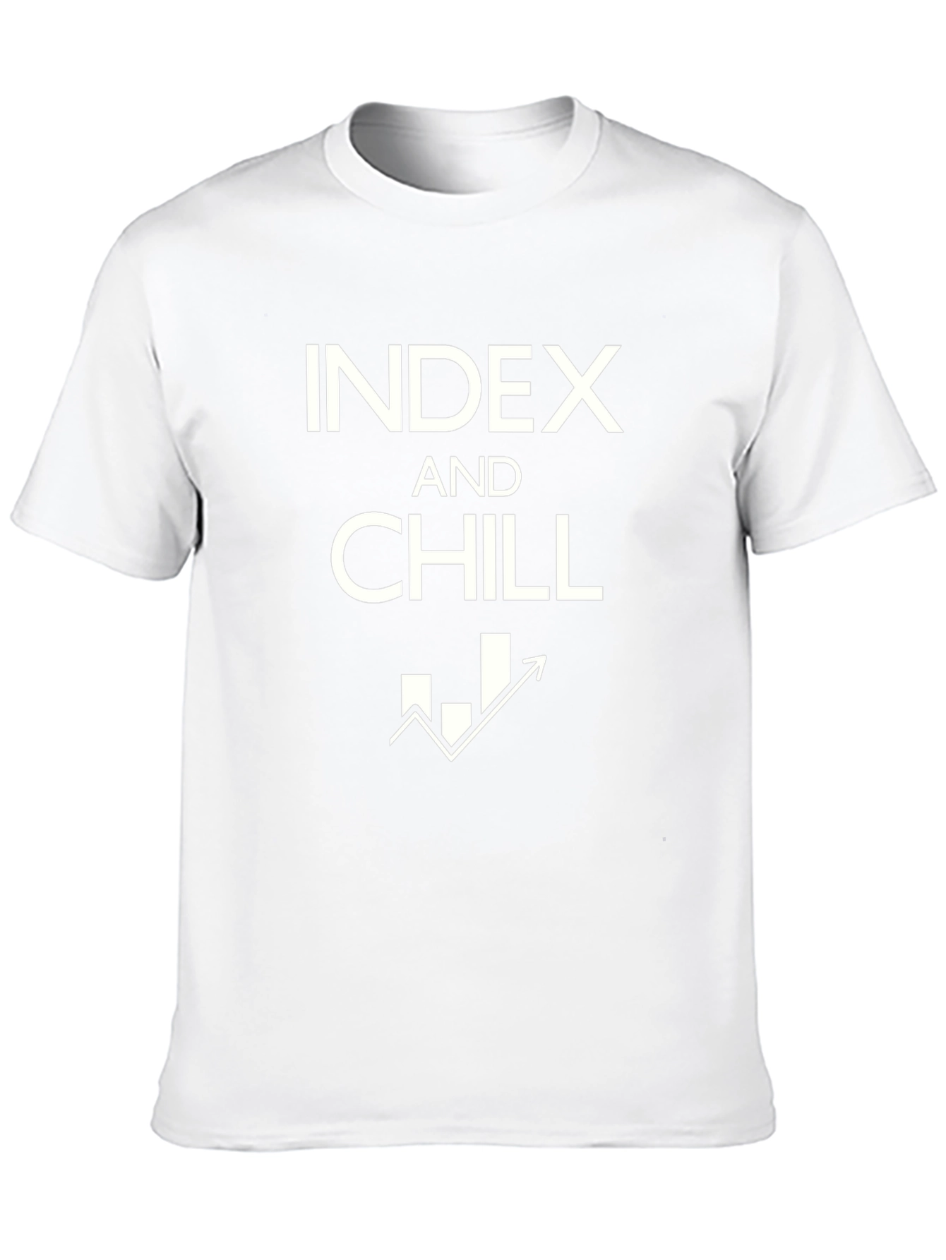 Index and Chill Black Cotton Graphic Tee