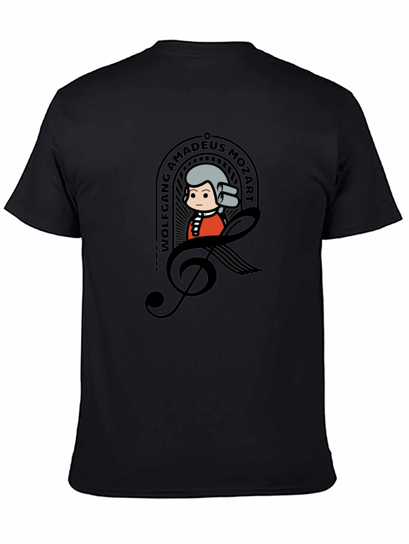Wolfgang Amadeus Mozart Cartoon T-Shirt