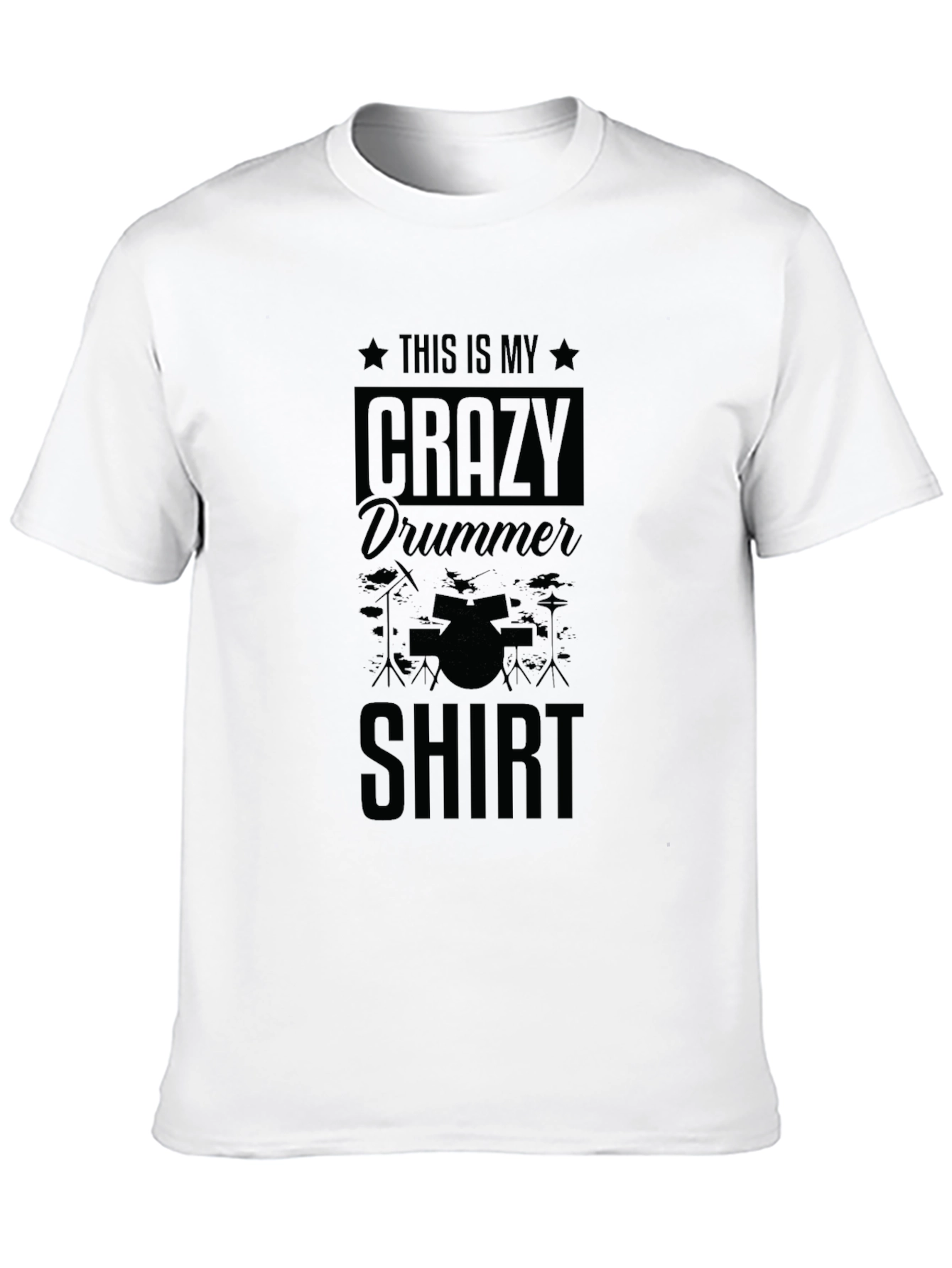 Crazy Drummer T-Shirt - Musician Apparel