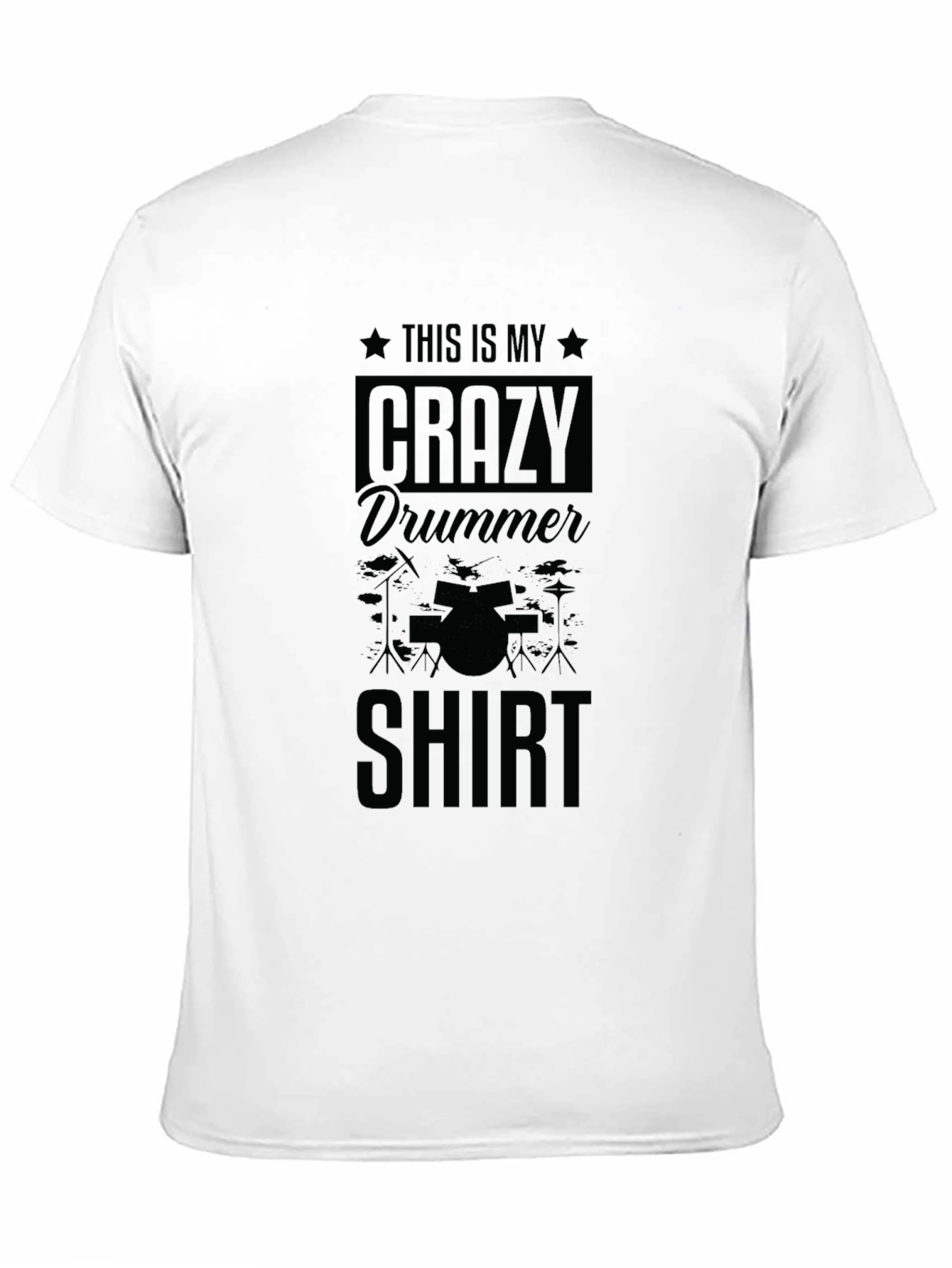 Crazy Drummer T-Shirt - Musician Apparel