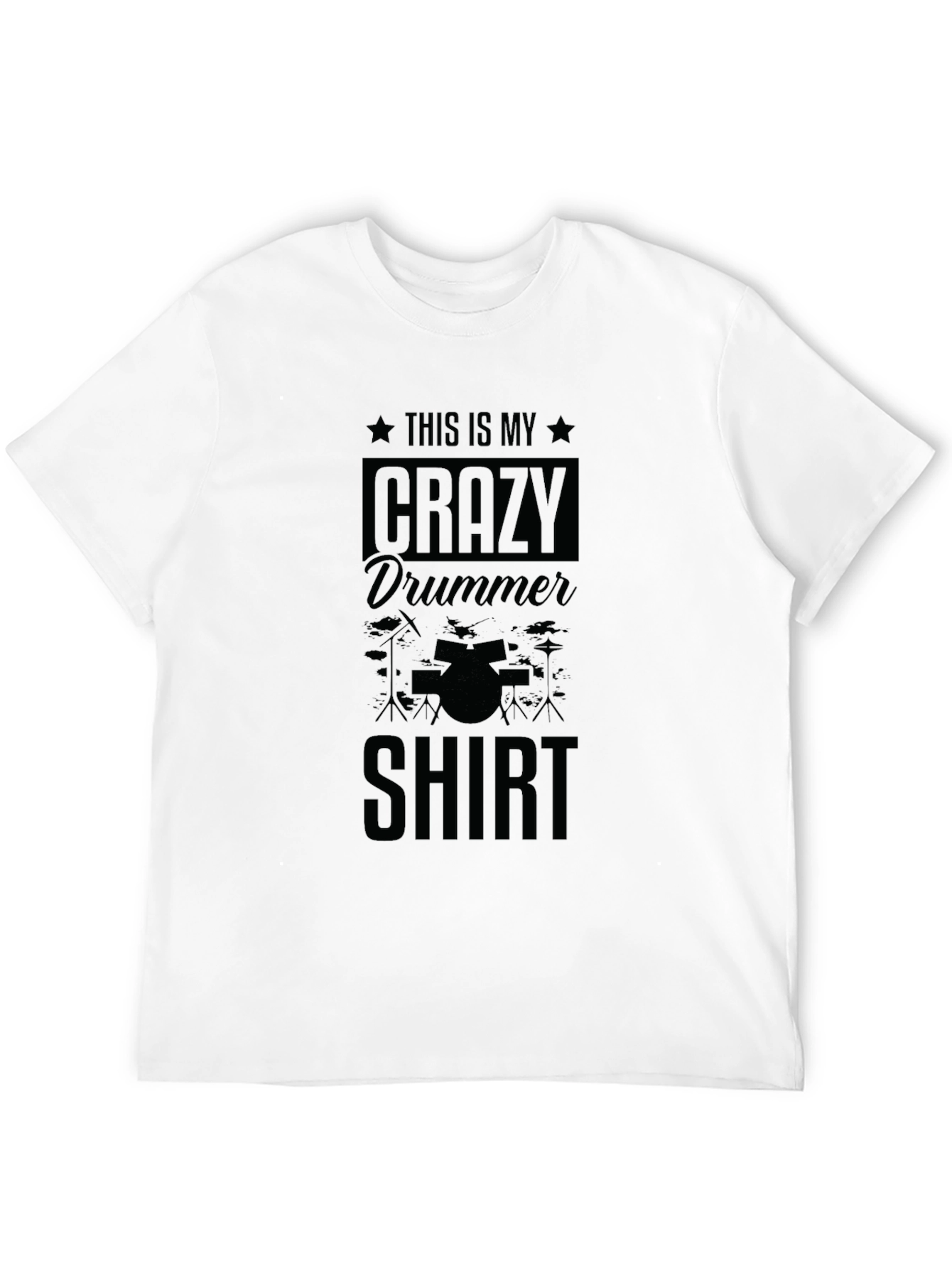 Crazy Drummer T-Shirt - Musician Apparel