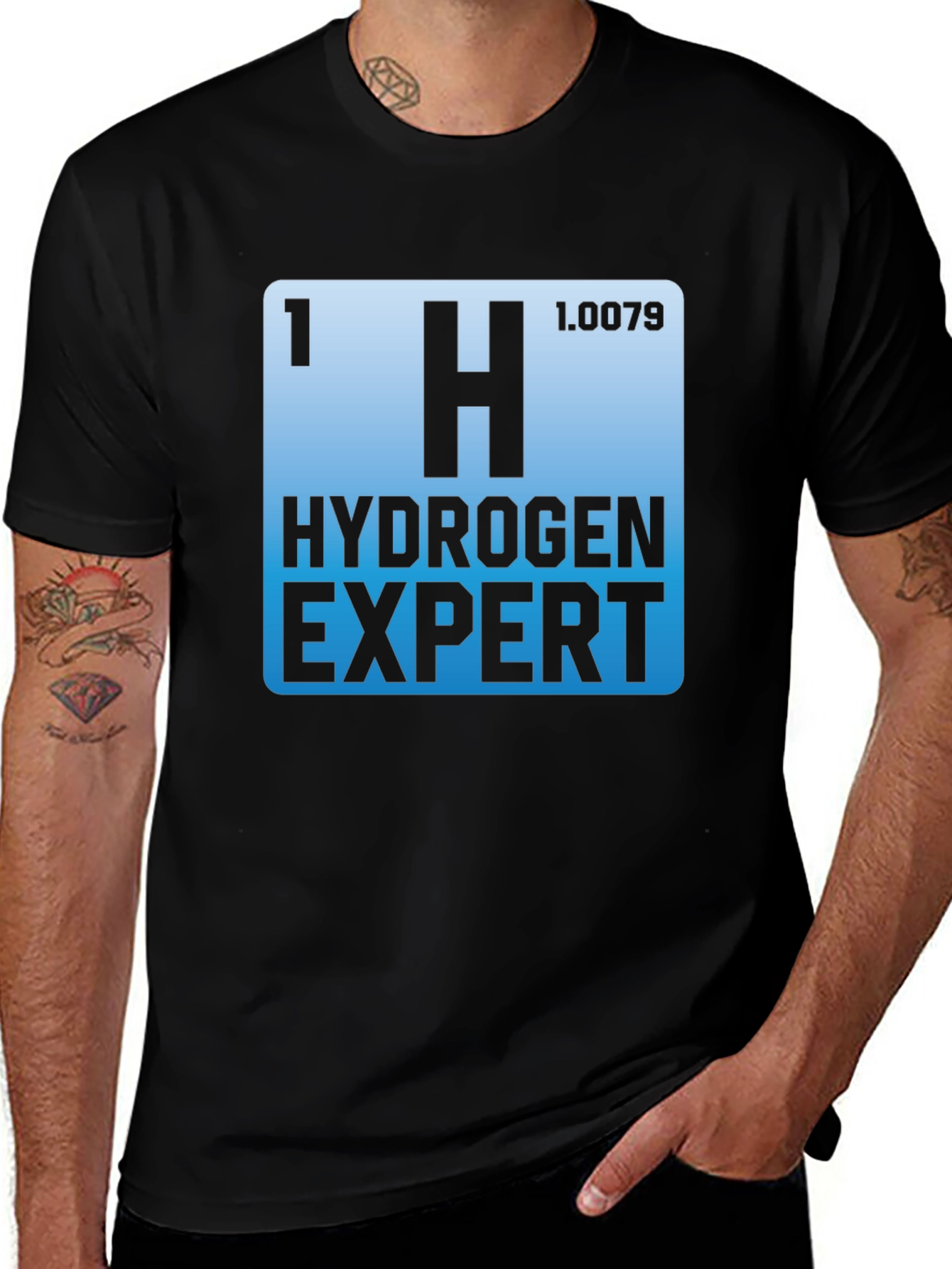 Hydrogen Expert Graphic T-Shirt - Science Tee