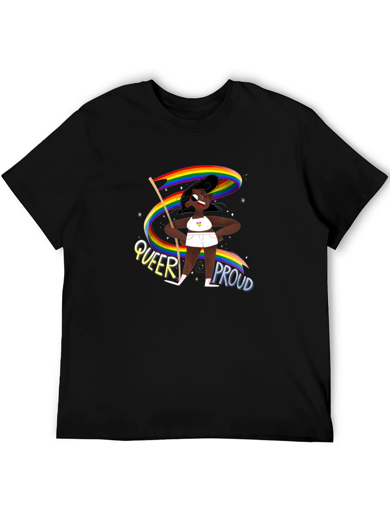Queer & Proud Graphic T-Shirt - Unisex