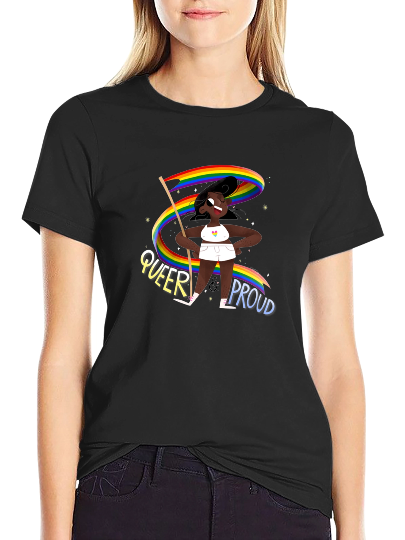 Queer & Proud Graphic T-Shirt - Unisex