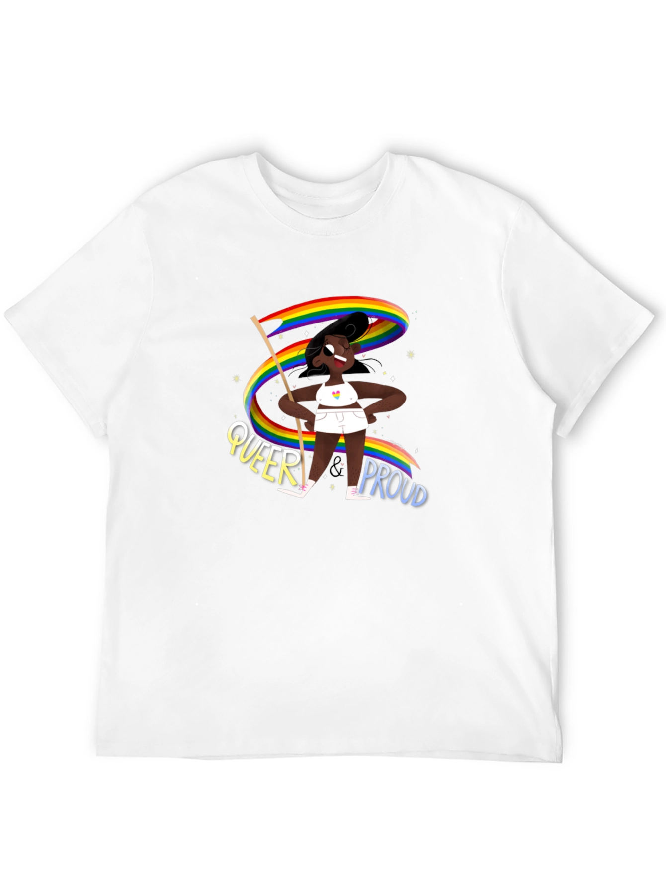 Queer & Proud Graphic T-Shirt - Unisex