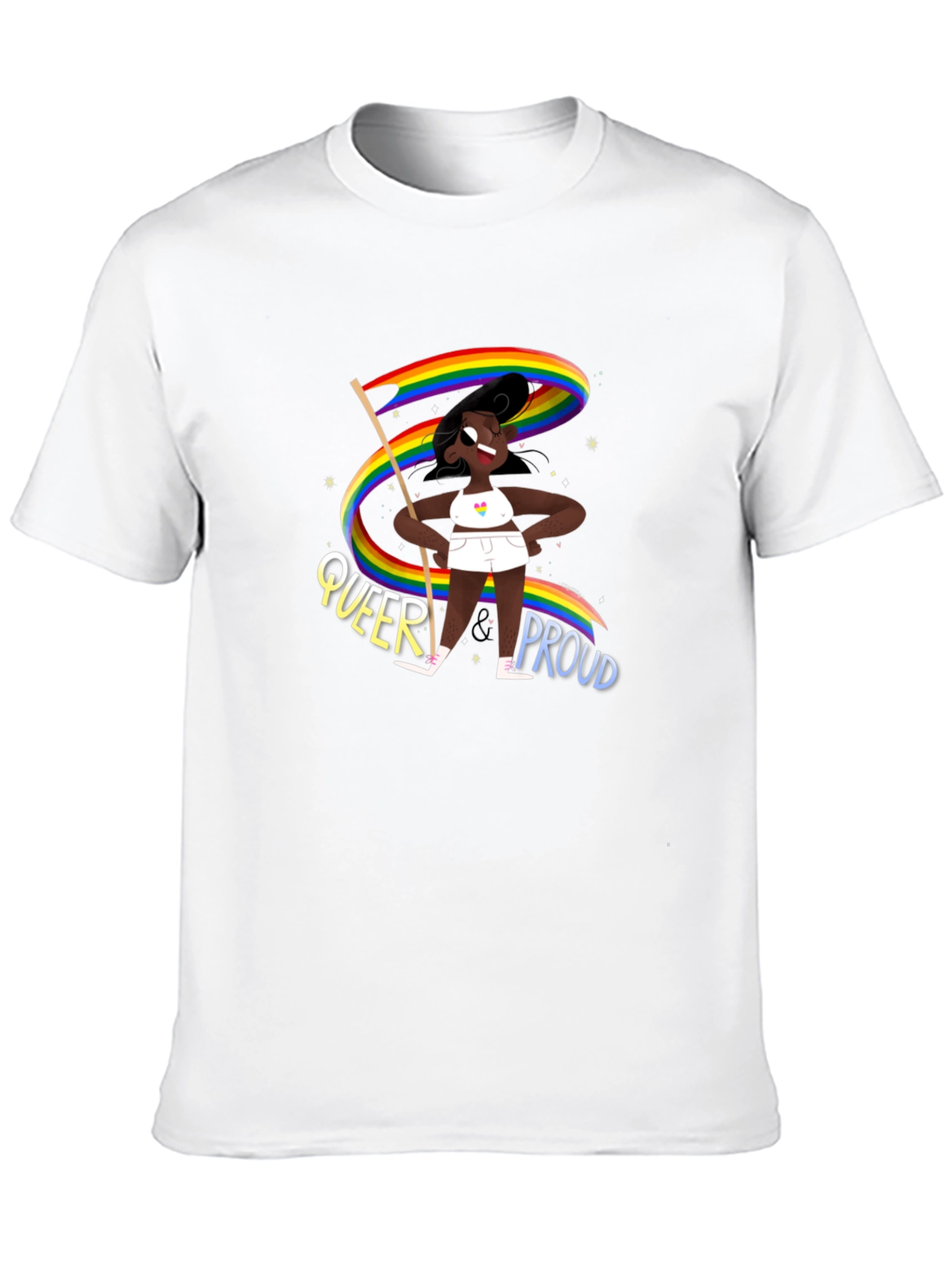 Queer & Proud Graphic T-Shirt - Unisex
