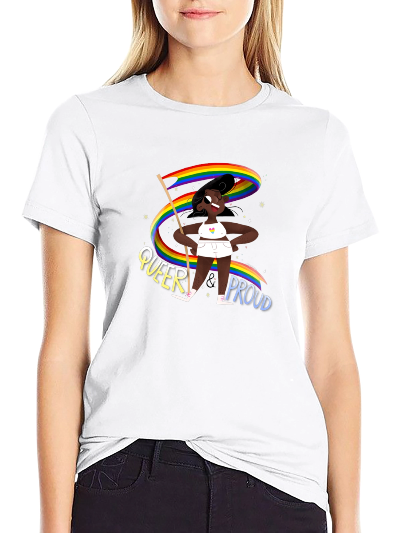 Queer & Proud Graphic T-Shirt - Unisex
