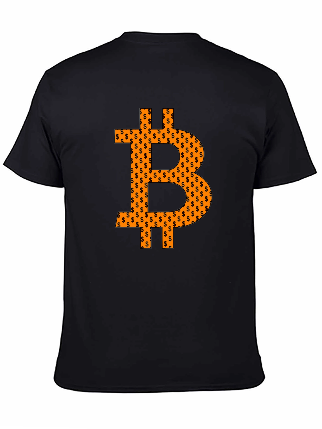 Bitcoin Logo Graphic Black T-Shirt