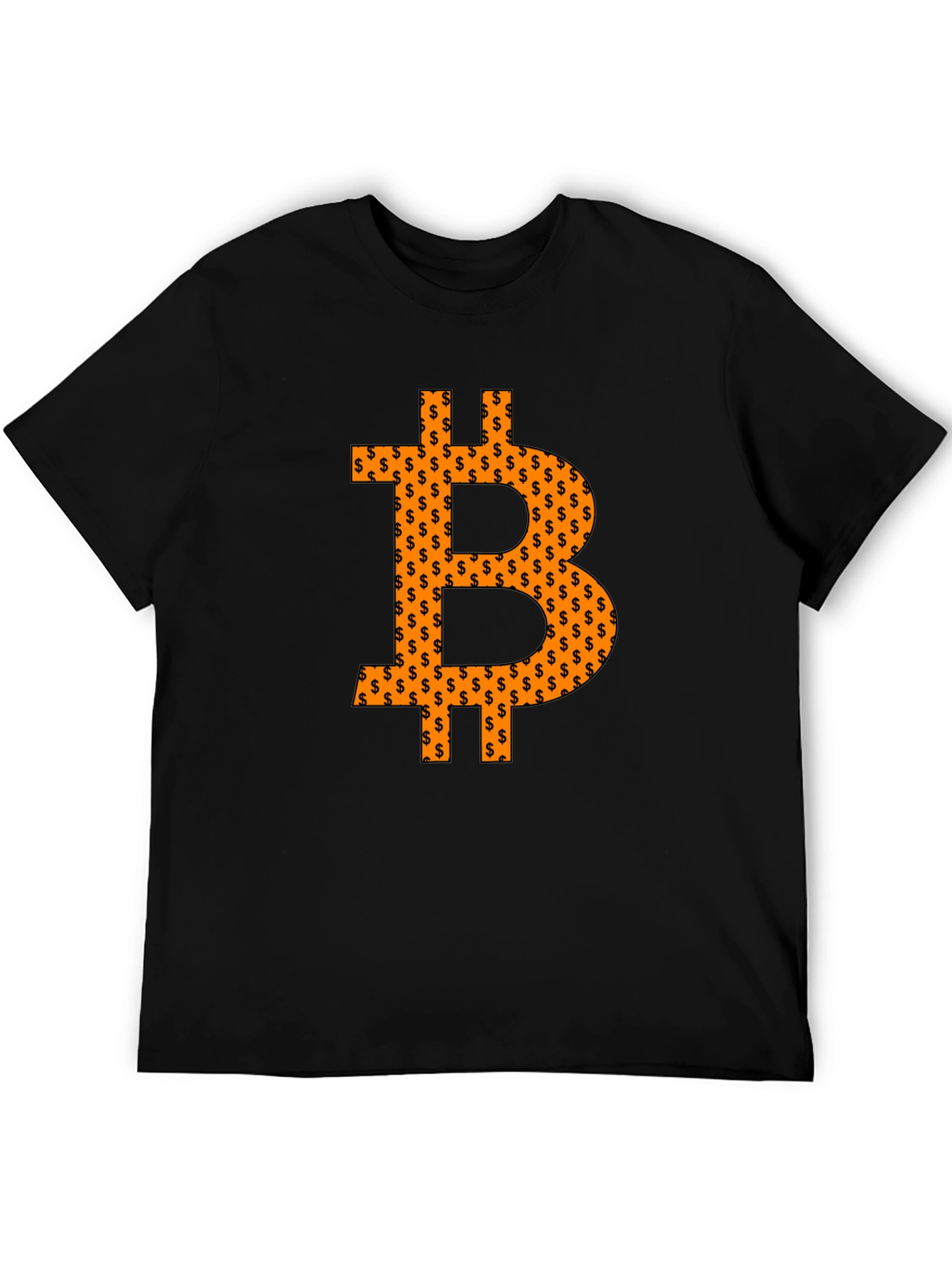 Bitcoin Logo Graphic Black T-Shirt