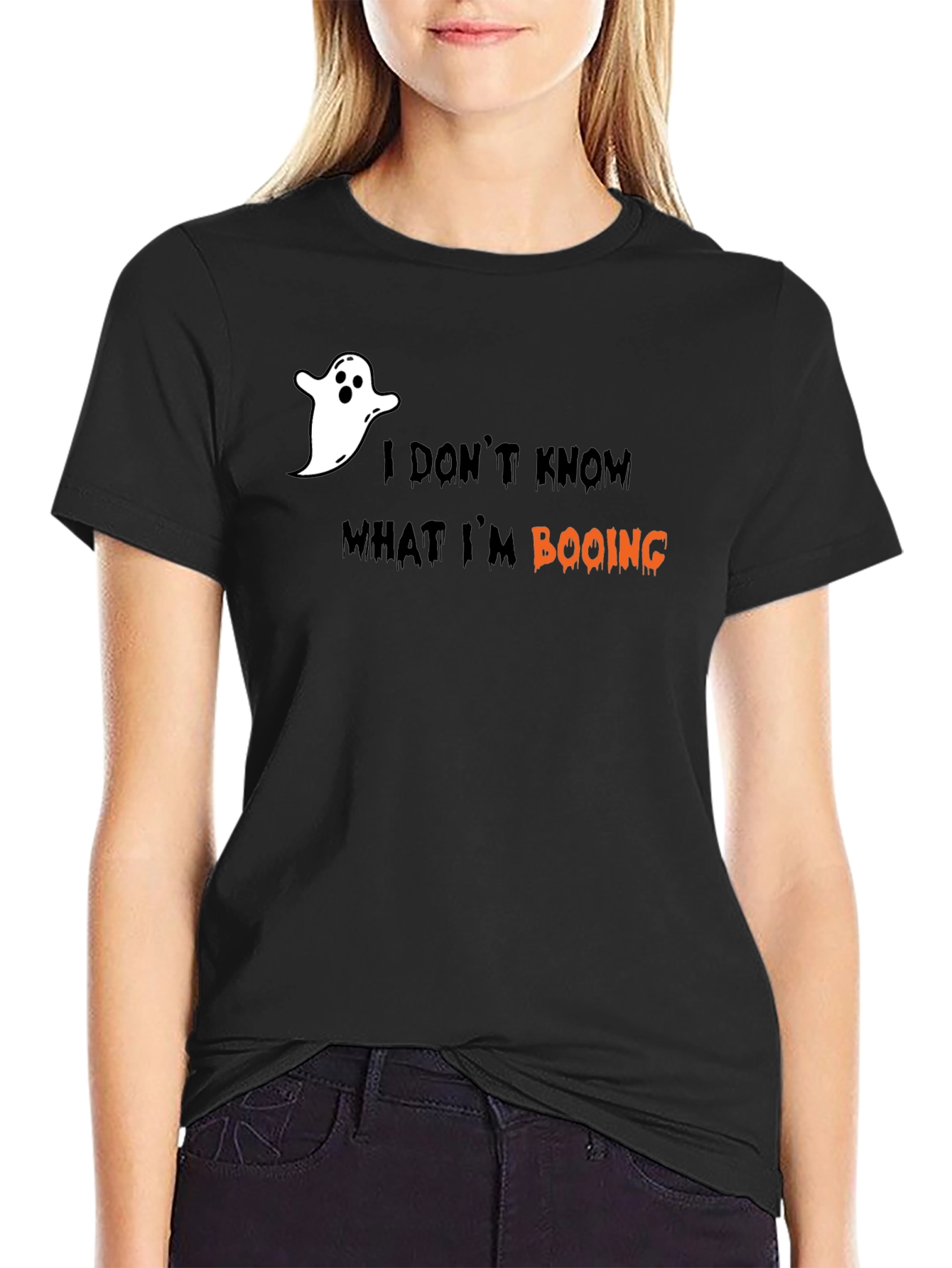 Halloween Ghost Booing T-Shirt