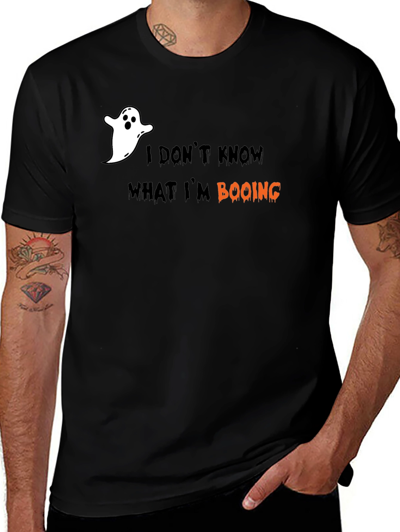 Halloween Ghost Booing T-Shirt