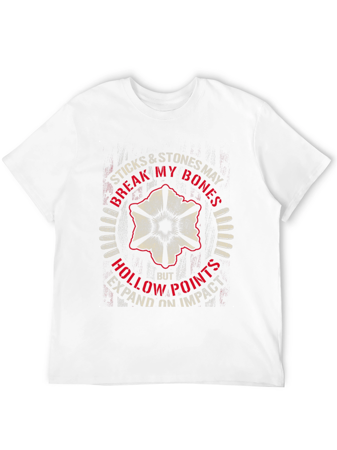 Sticks & Stones Hollow Points Graphic T-Shirt