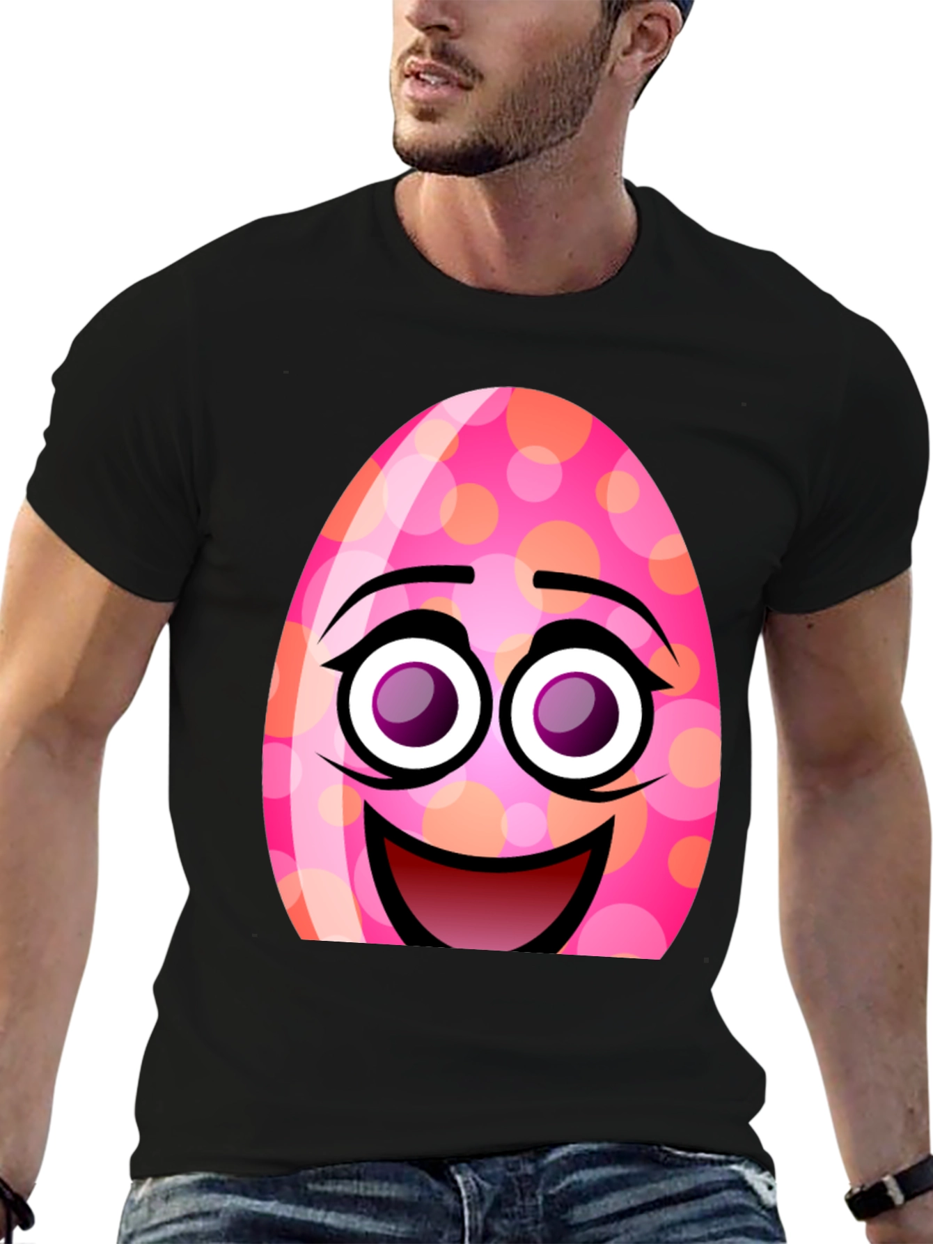 Funny Easter Egg Face T-Shirt