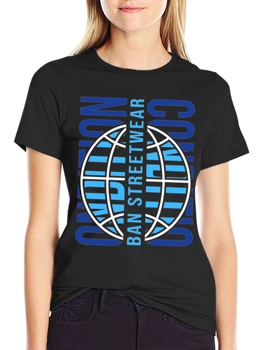 BAN Streetwear Graphic T-Shirt - Black