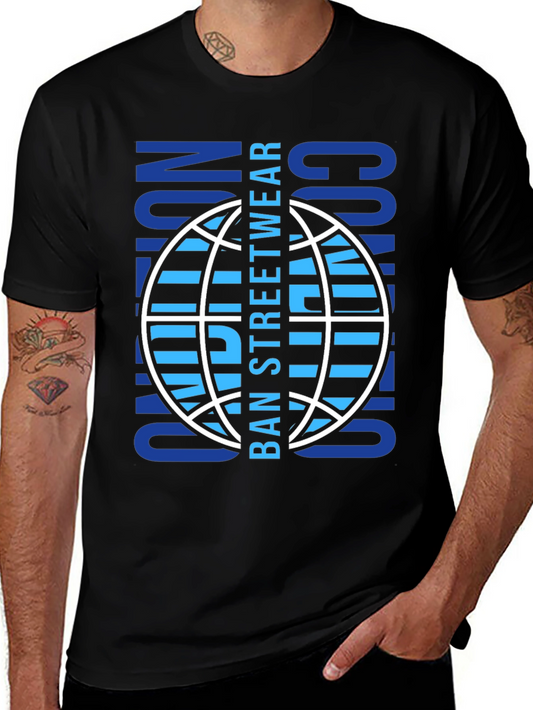 BAN Streetwear Graphic T-Shirt - Black