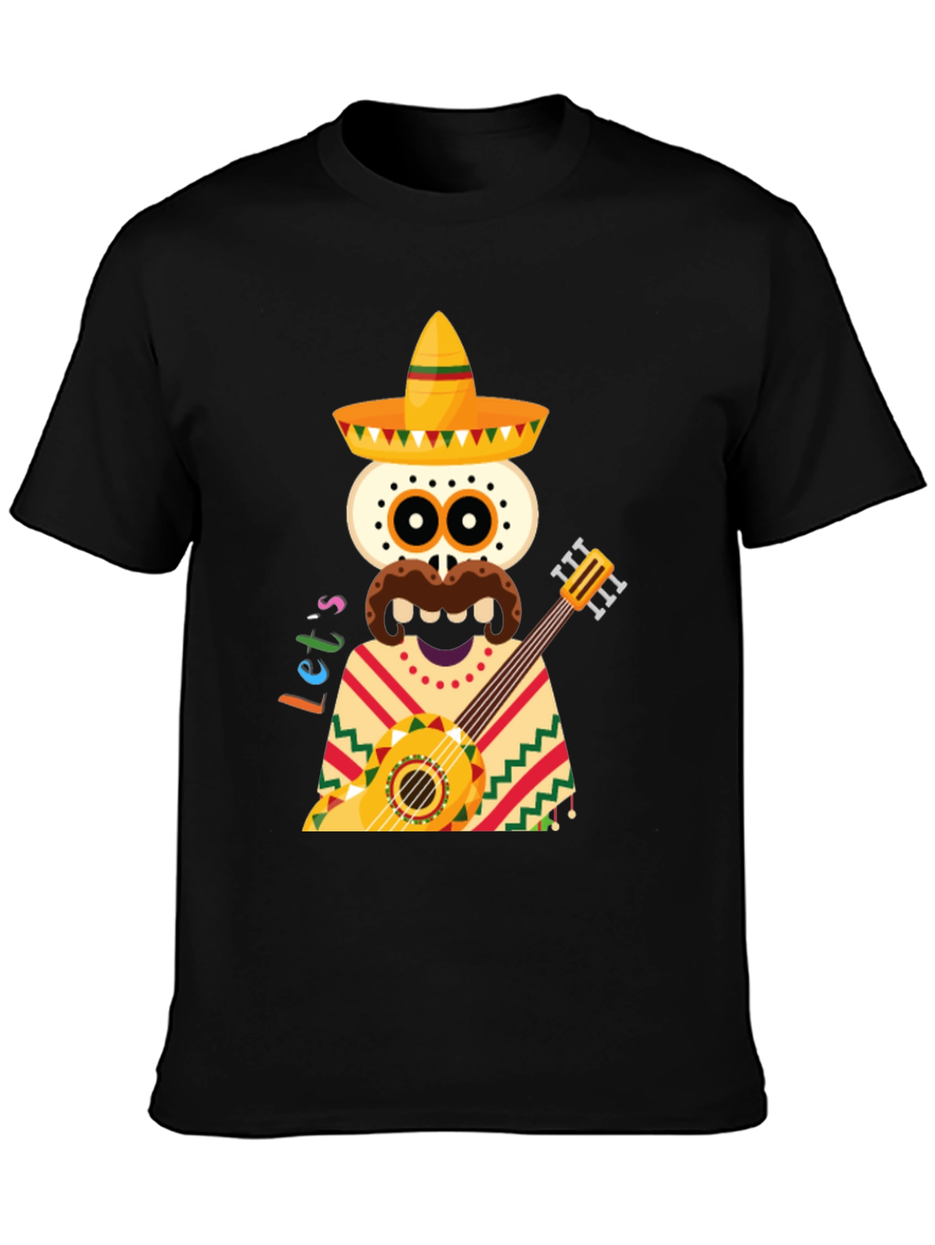 Day of the Dead Guitar T-Shirt