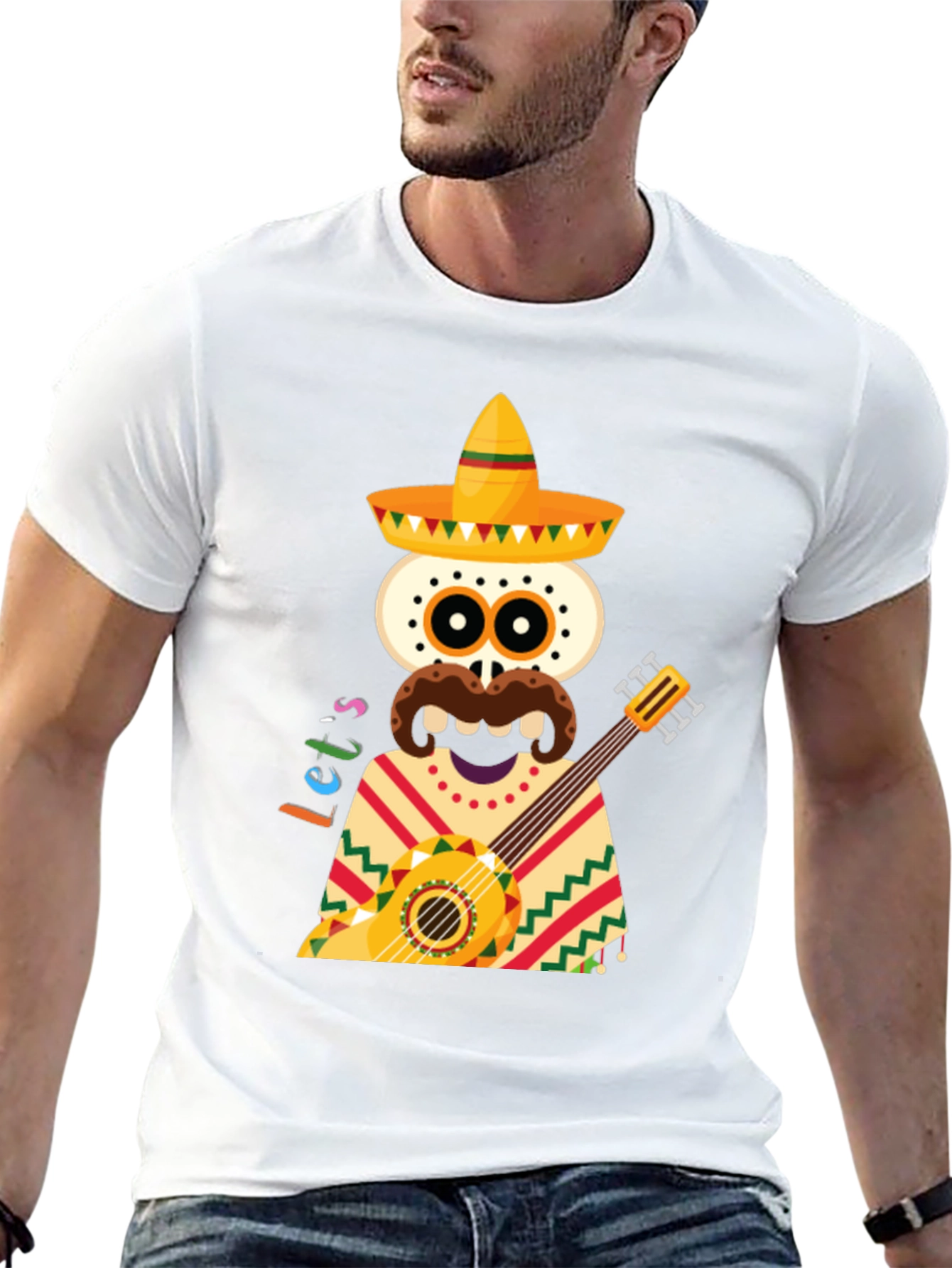Day of the Dead Guitar T-Shirt