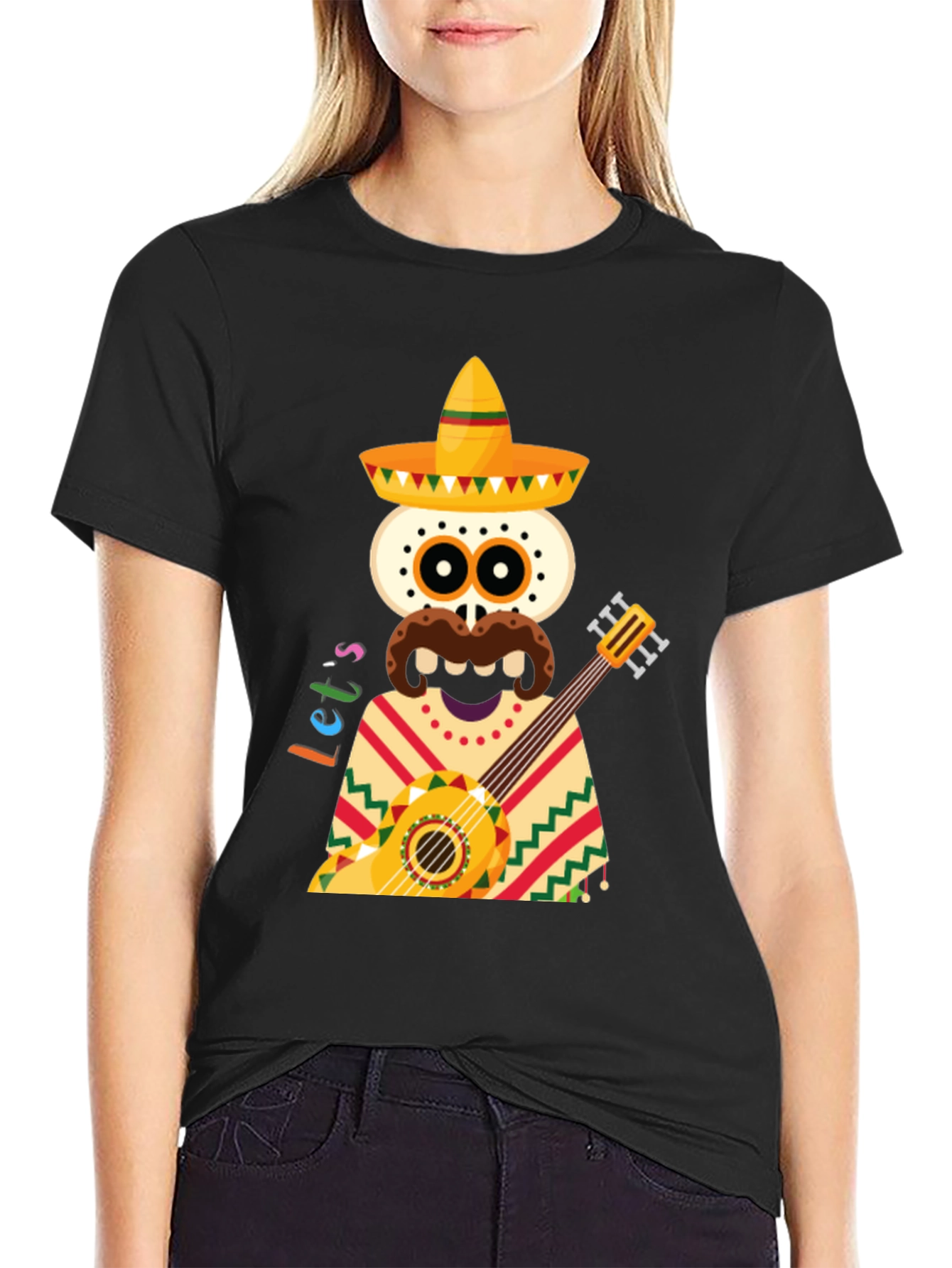 Day of the Dead Guitar T-Shirt