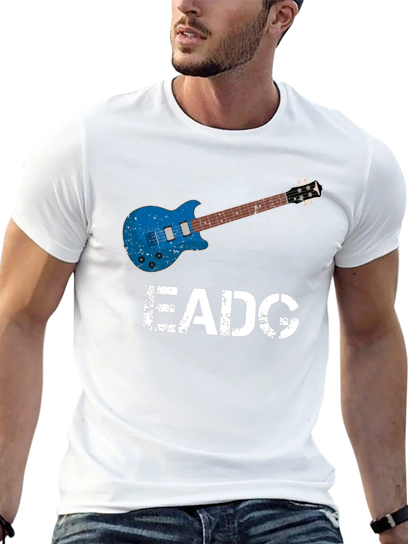 Electric Guitar Tuning T-Shirt - Musicians Tee