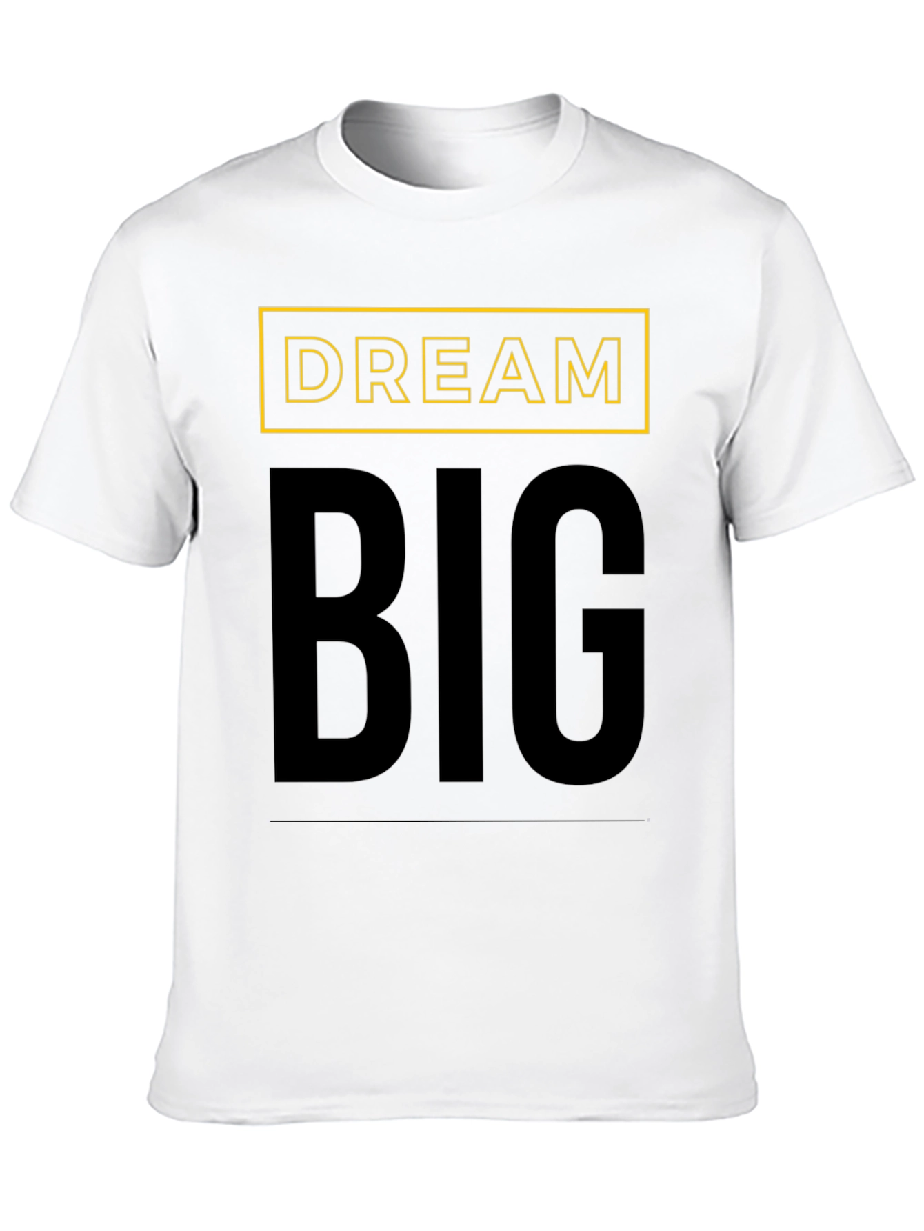 Dream Big T-Shirt - Motivational Black Tee