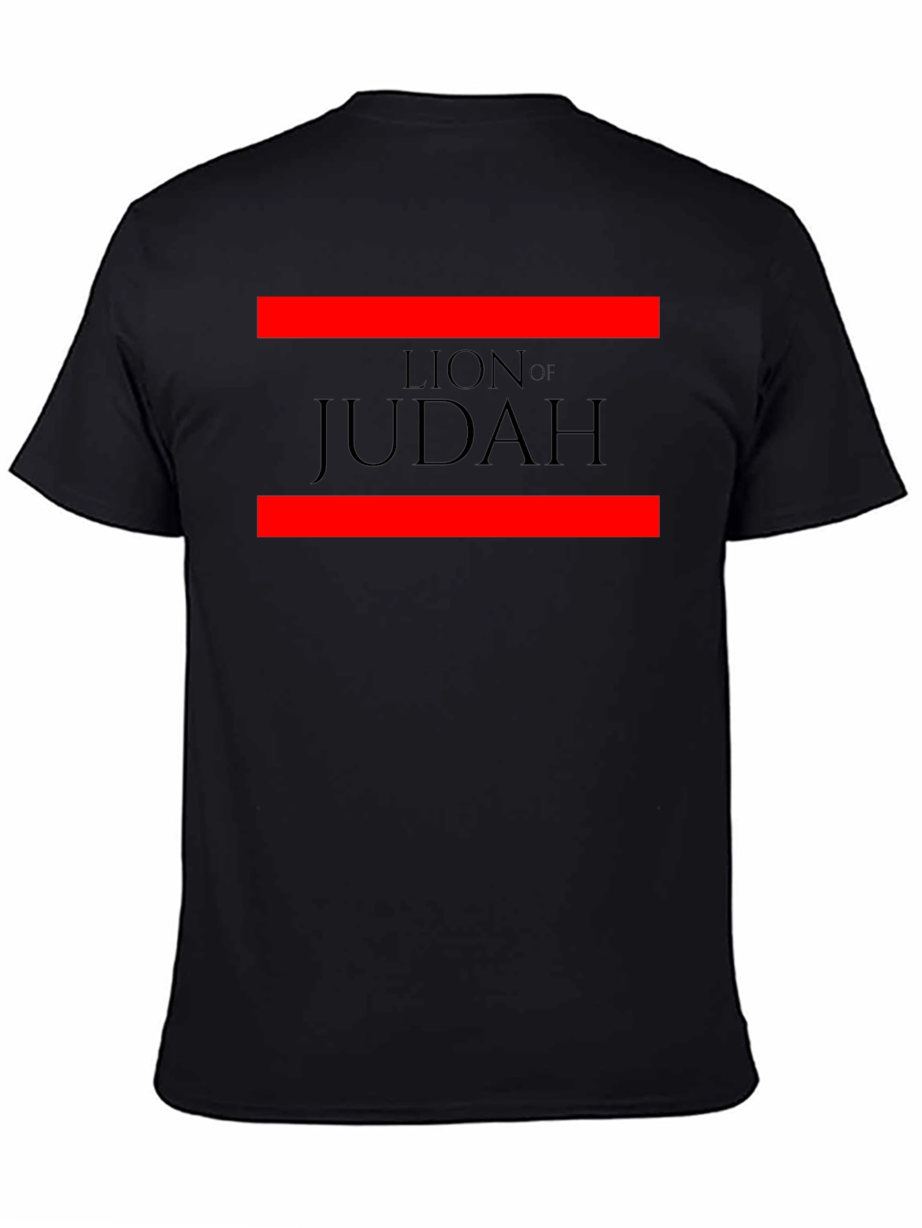Lion of Judah Graphic Tee - Black Cotton Blend