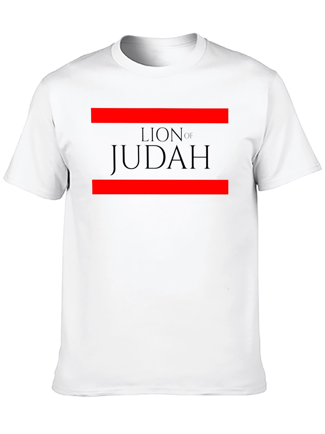 Lion of Judah Graphic Tee - Black Cotton Blend