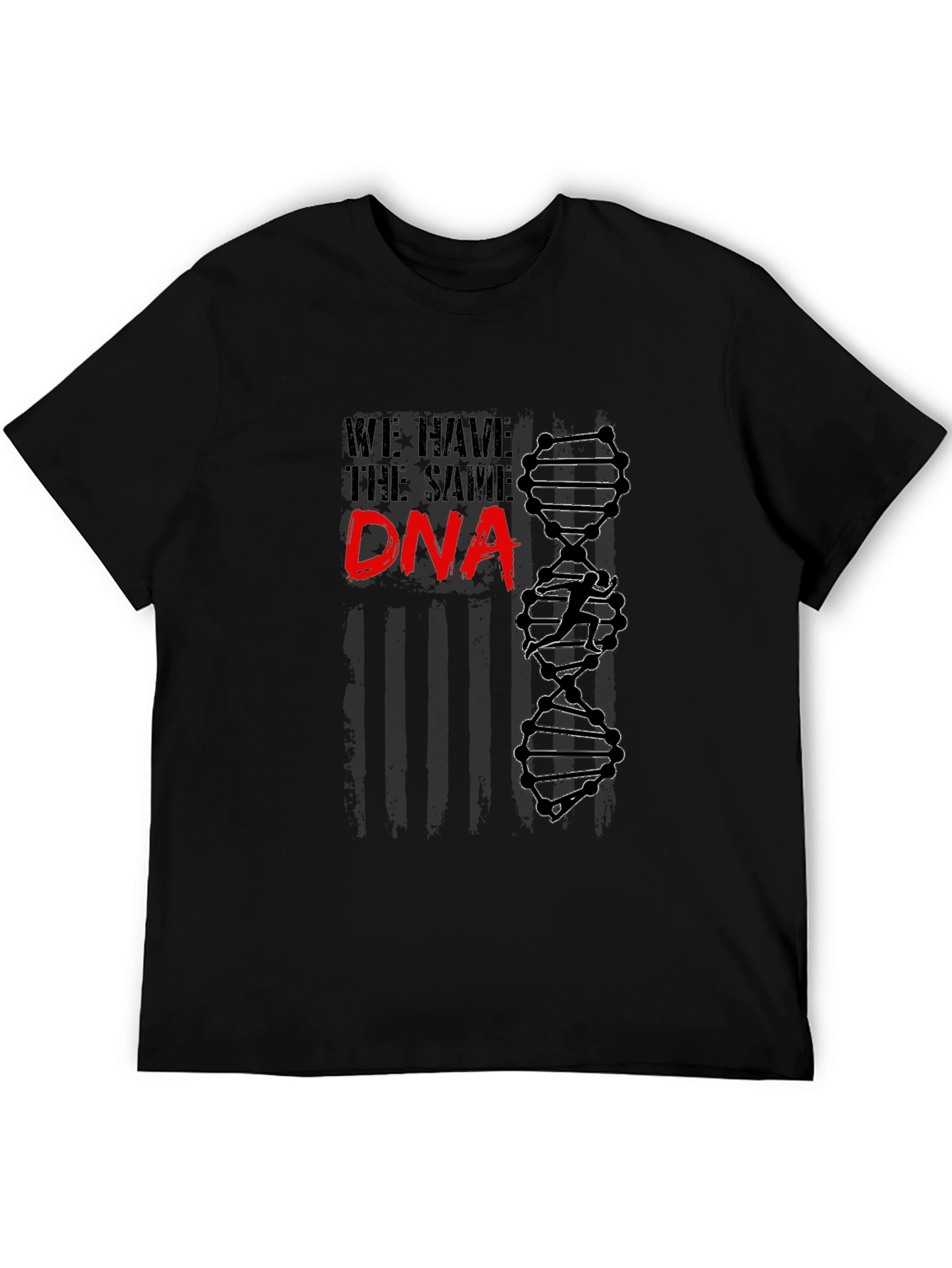 Same DNA Graphic T-Shirt - Black Cotton Tee