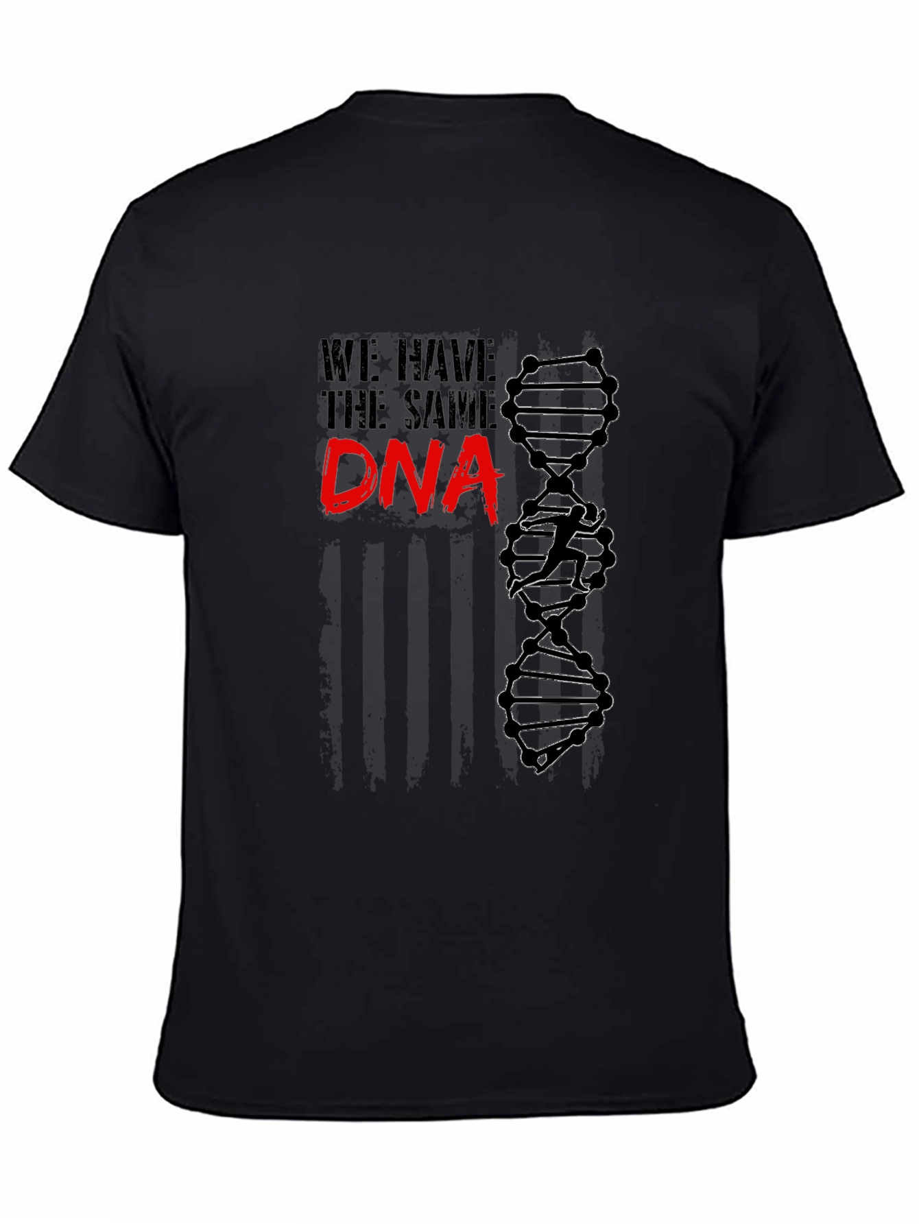 Same DNA Graphic T-Shirt - Black Cotton Tee