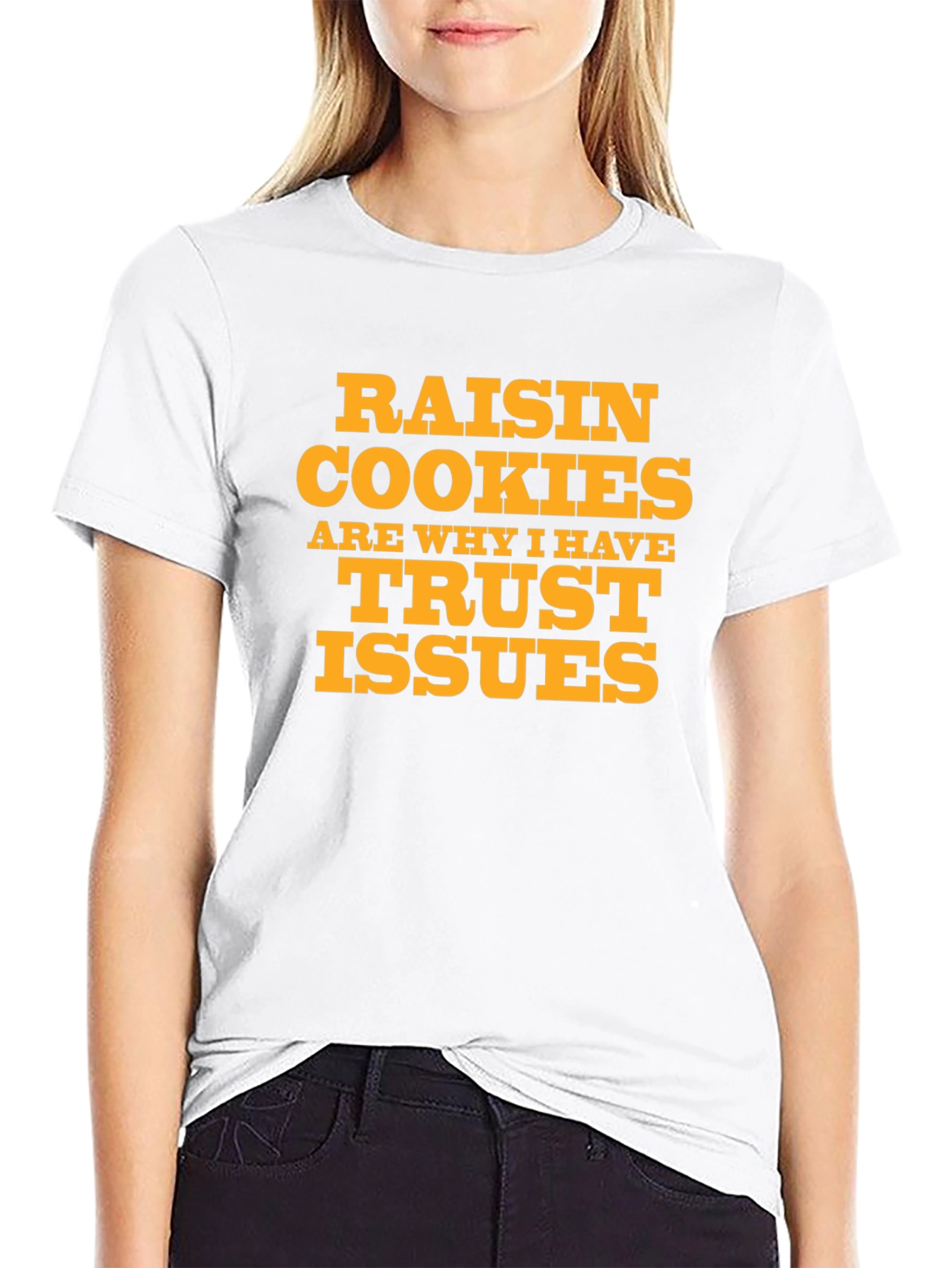 Raisin Cookies Trust Issues Graphic T-Shirt