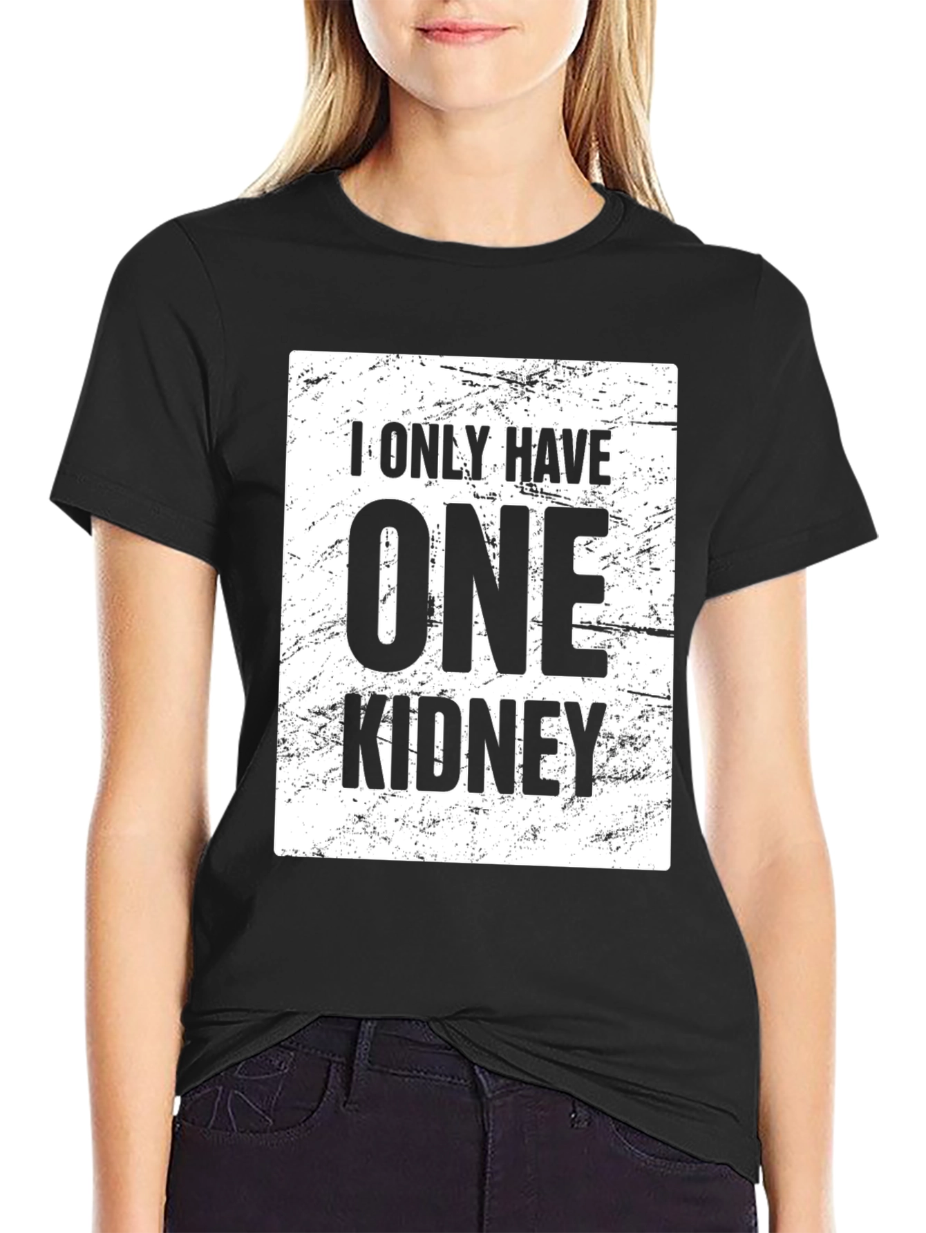 One Kidney T-Shirt: Humorous Organ Donation Awareness
