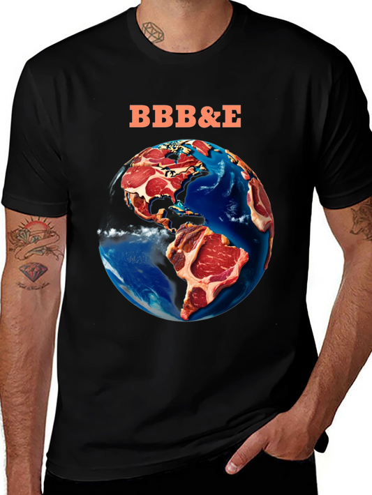 BBB&E Meat Earth Graphic T-Shirt