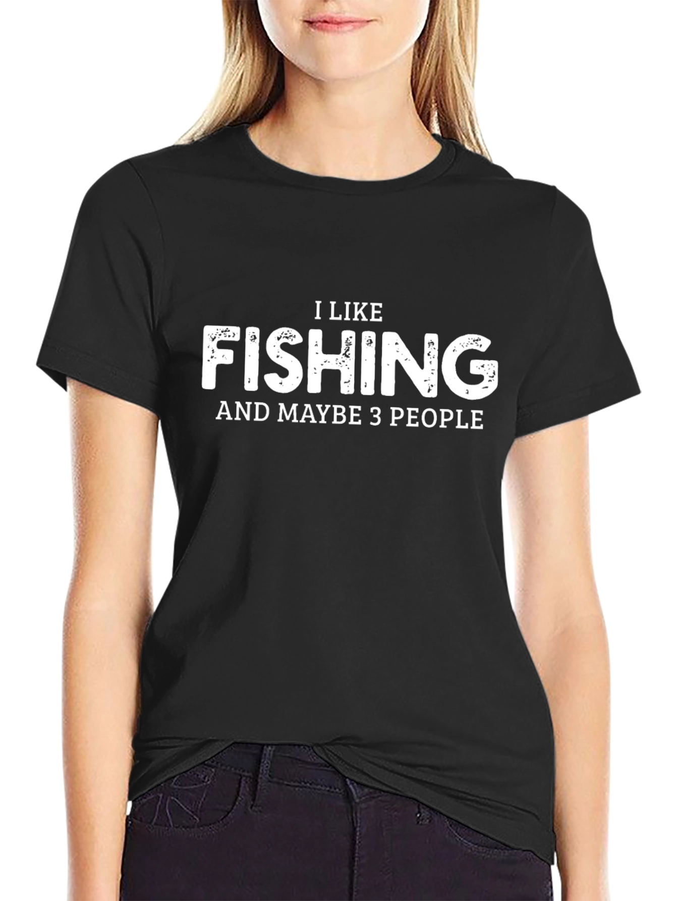 Fishing Lovers Black T-Shirt