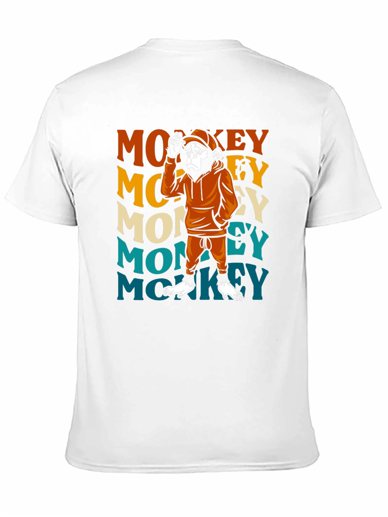 Retro Monkey Graphic T-Shirt