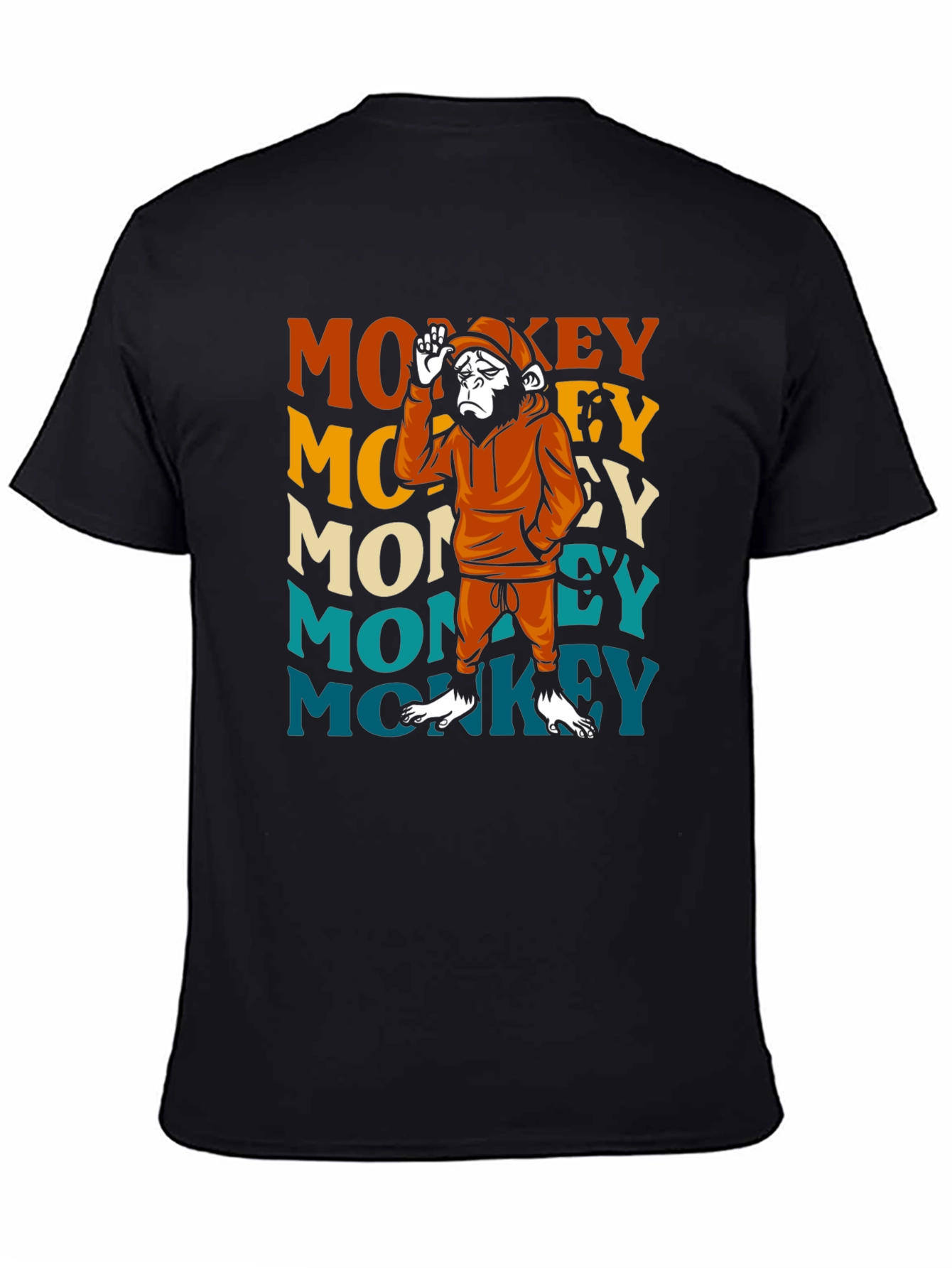 Retro Monkey Graphic T-Shirt