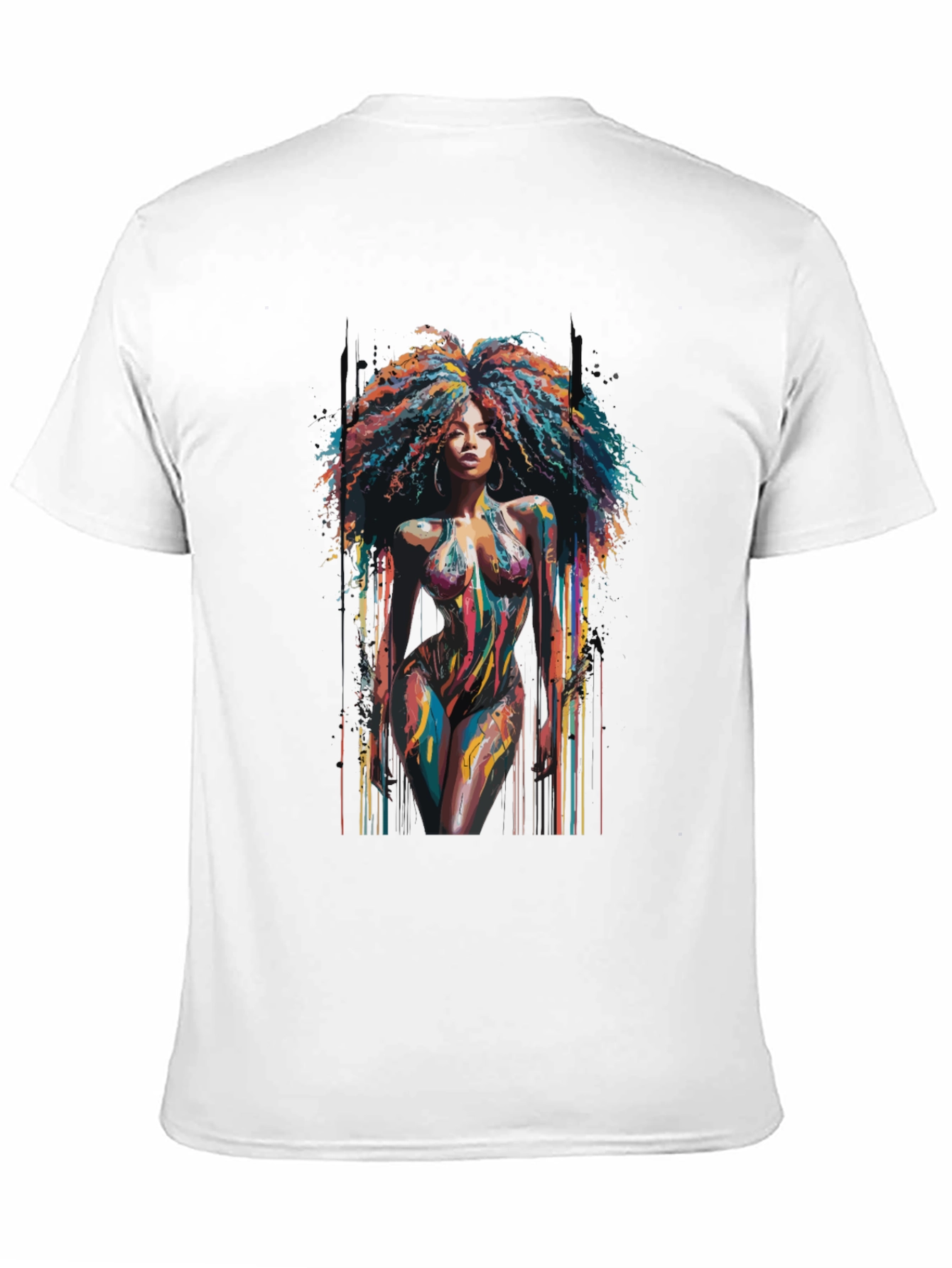 Colorful Afro Art T-Shirt