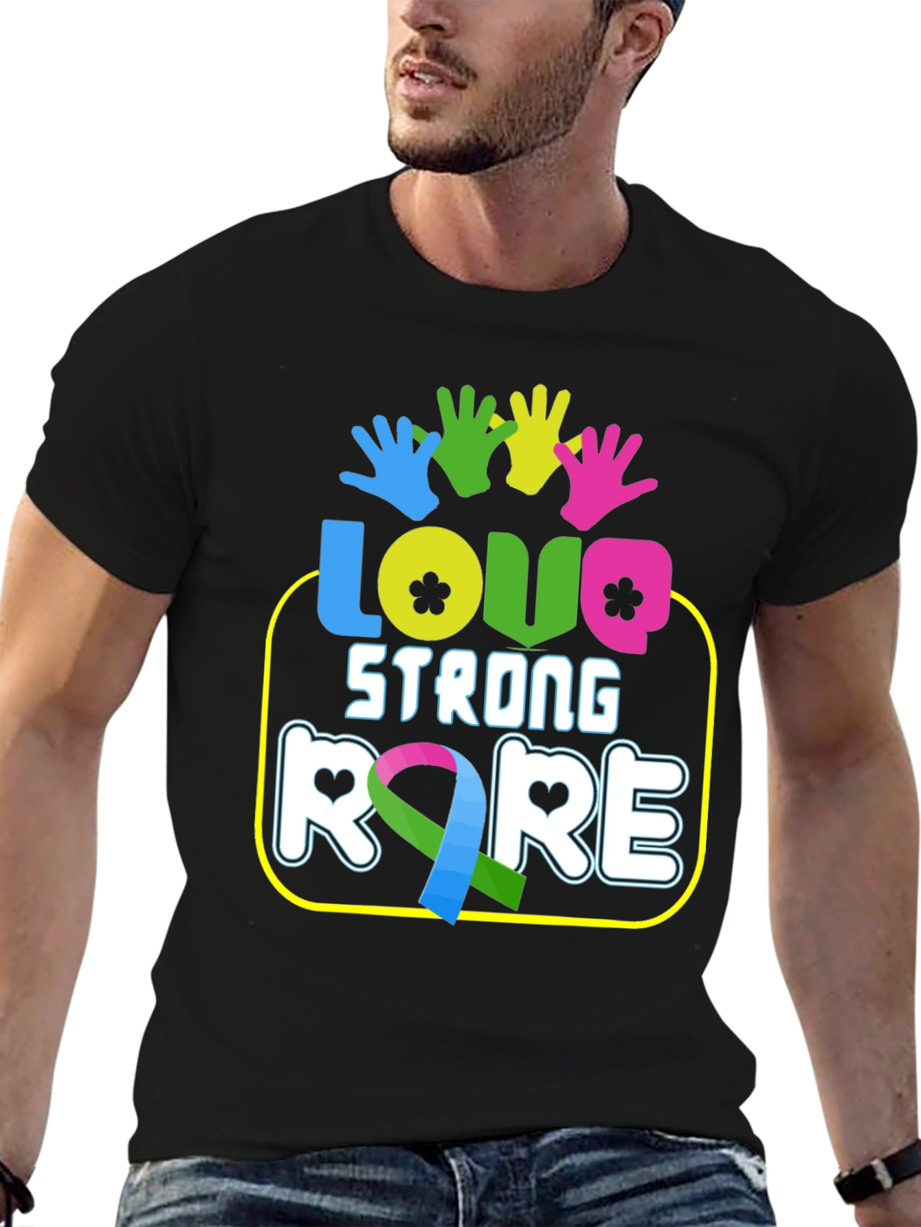Rare Disease Awareness T-Shirt - Love Strong