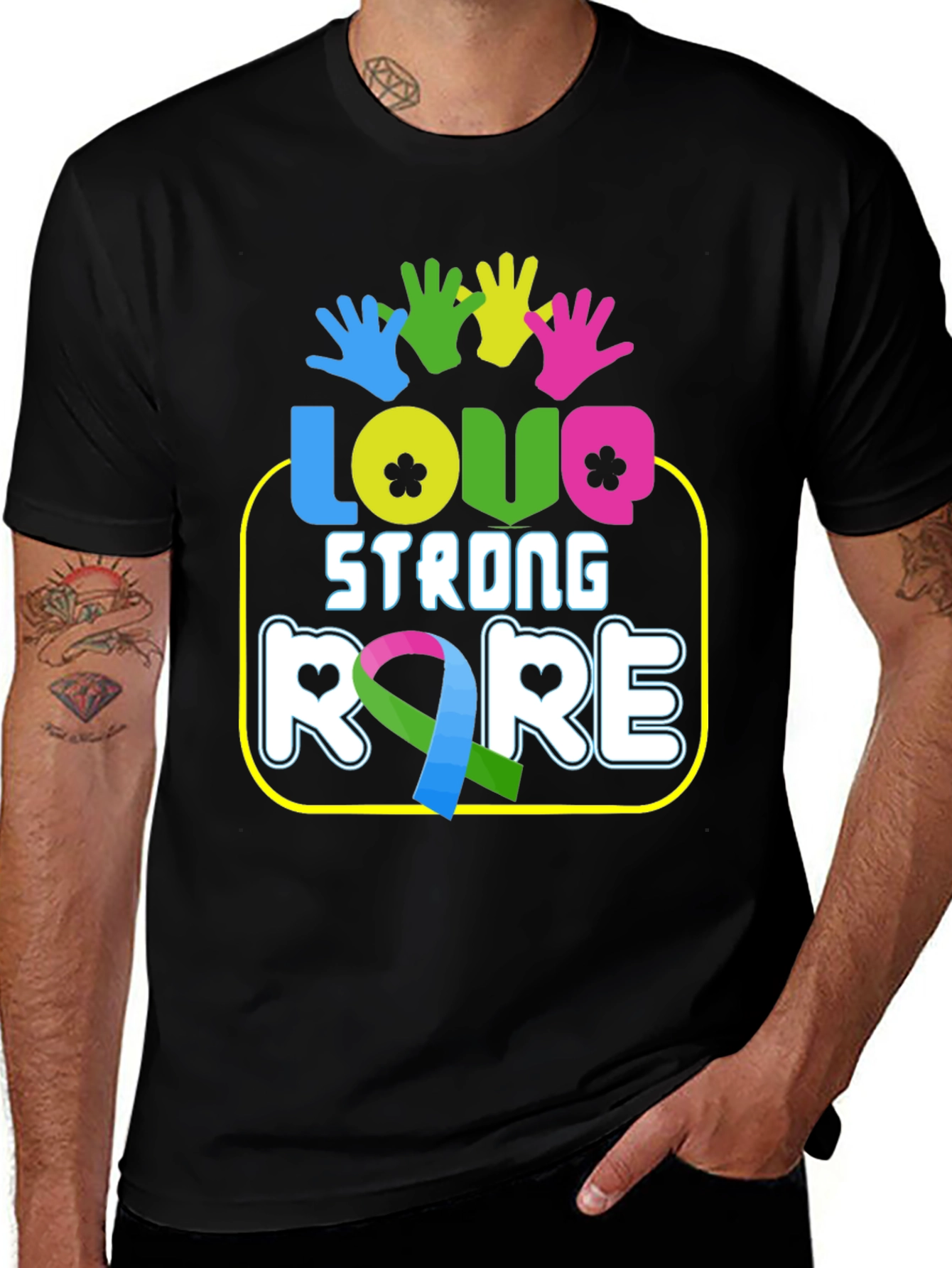 Rare Disease Awareness T-Shirt - Love Strong