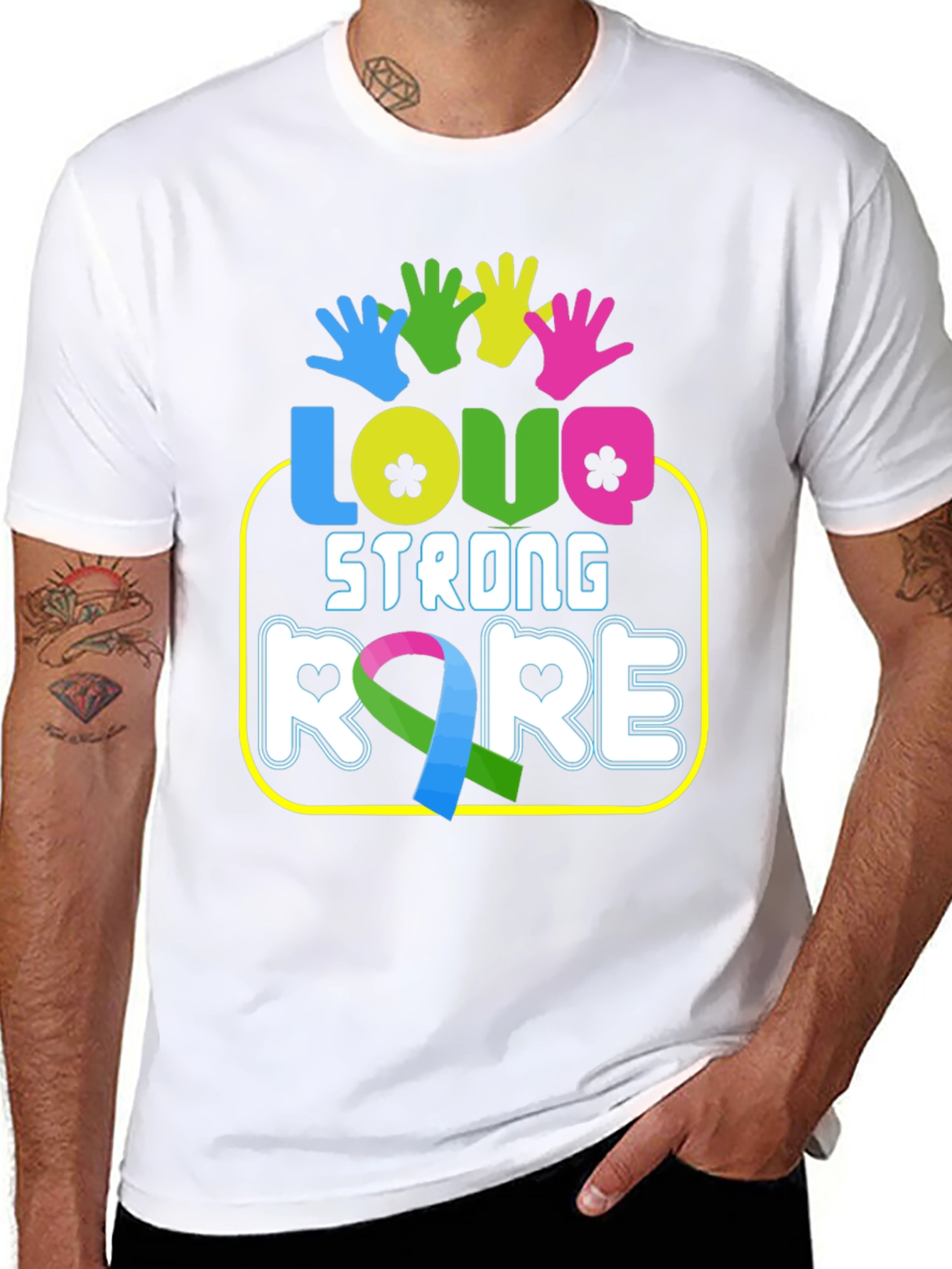 Rare Disease Awareness T-Shirt - Love Strong