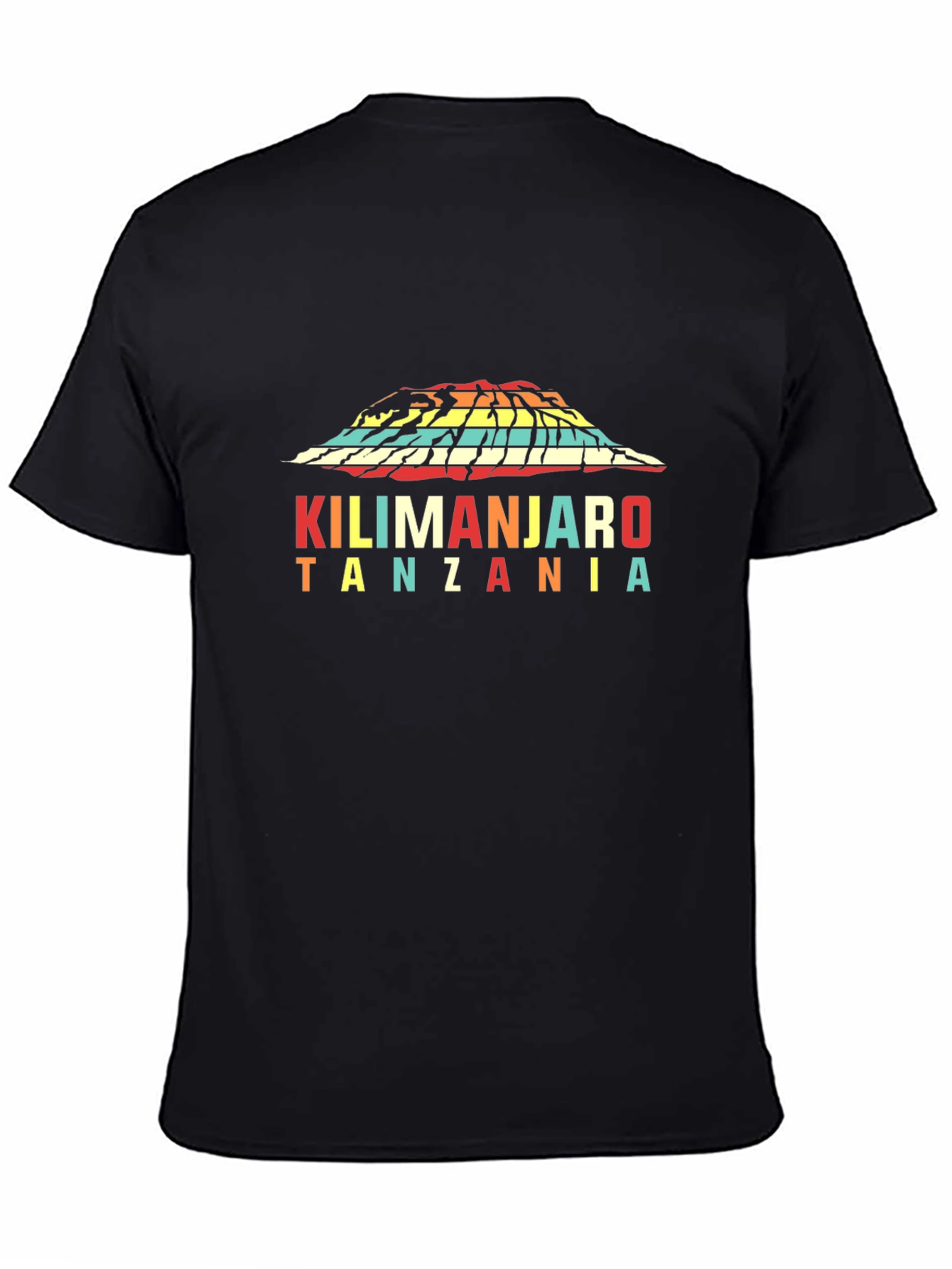 Kilimanjaro Tanzania Retro Graphic T-Shirt