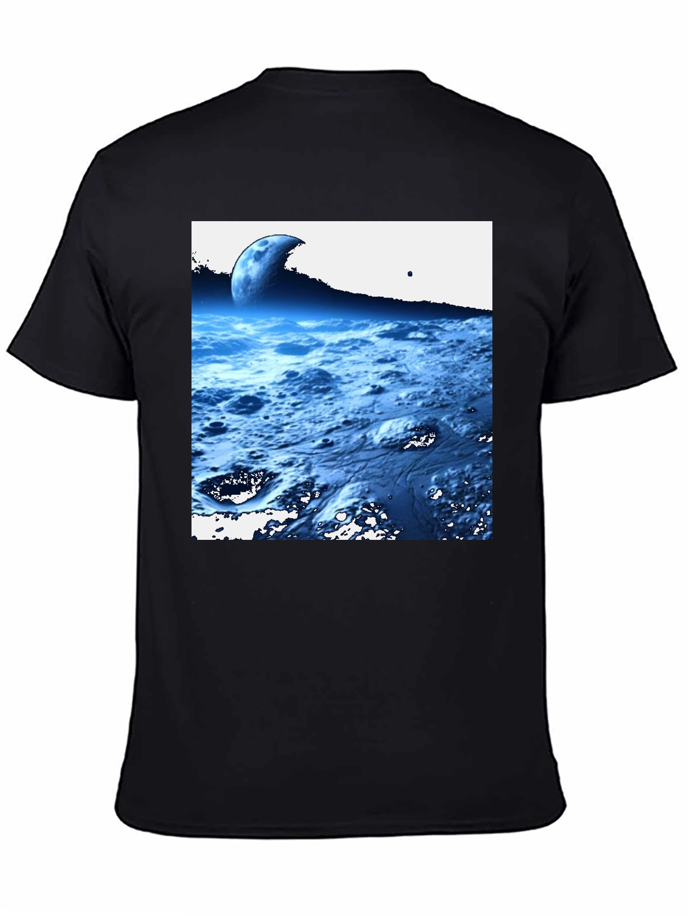 Cosmic Landscape Black T-Shirt